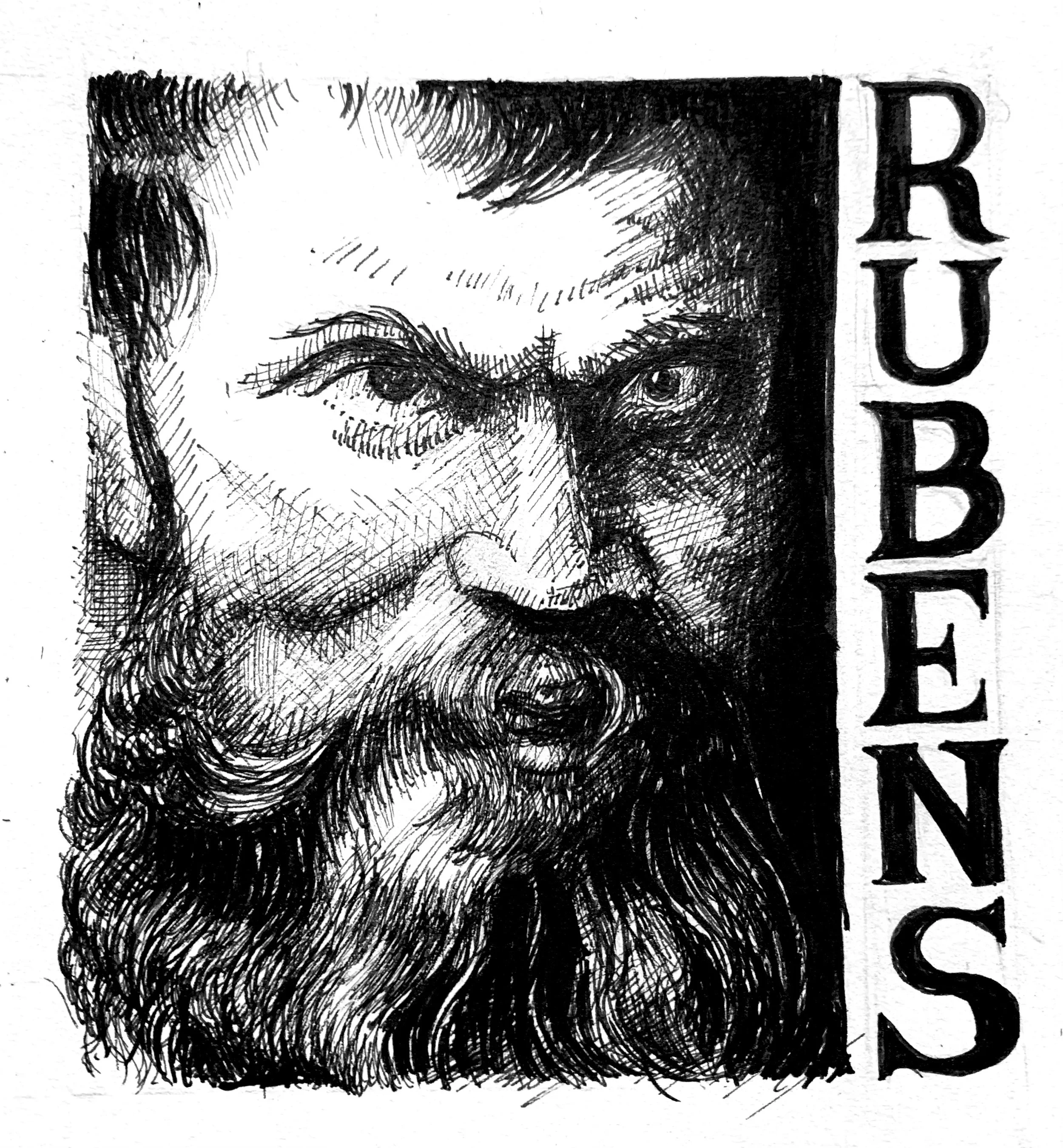 Inktober drawing by PETER GRUNDY