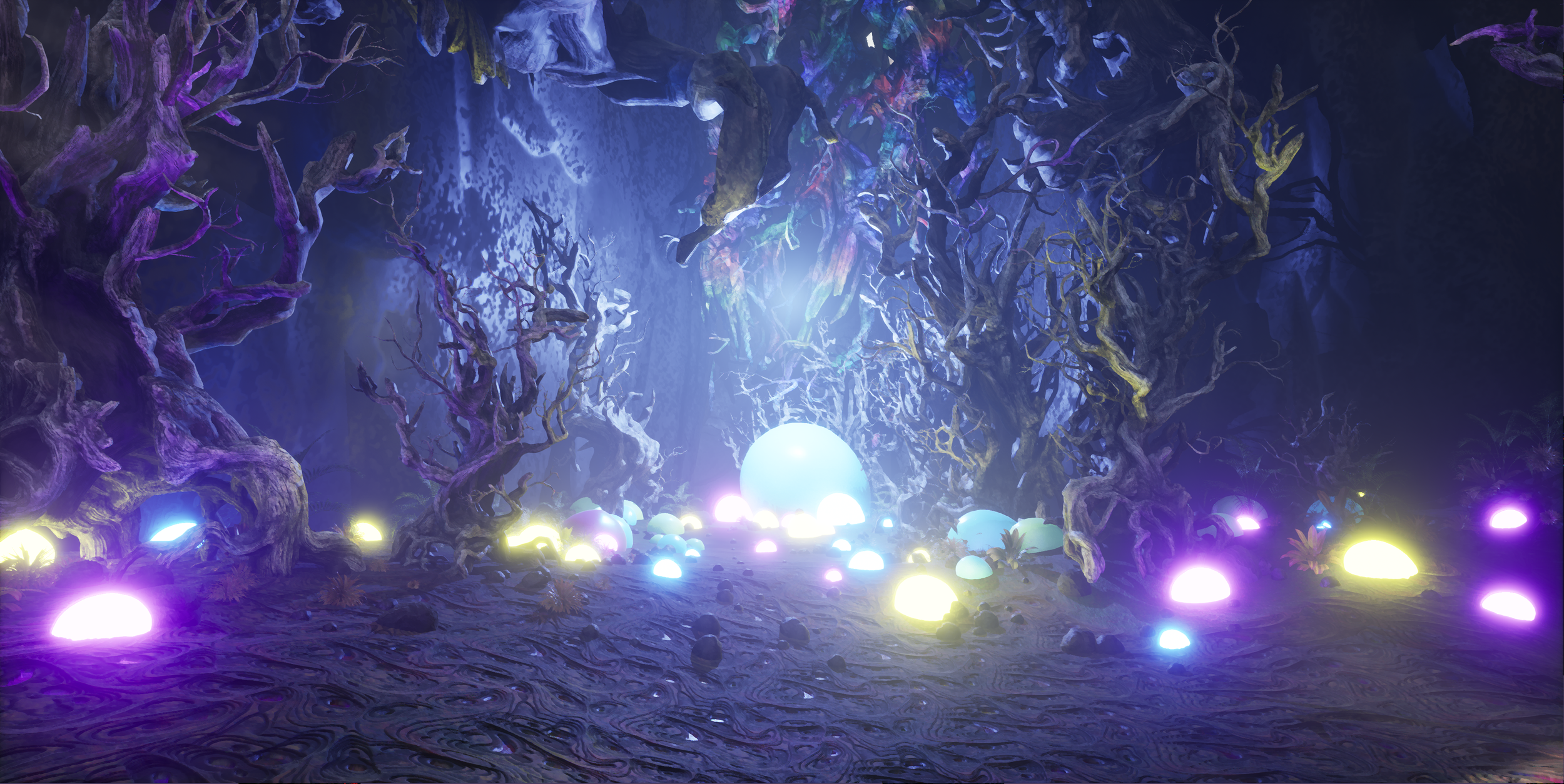 Warped, Unreal 5 level. Models, textures, lighting by PETER GRUNDY. Technical art by Sean Brown.