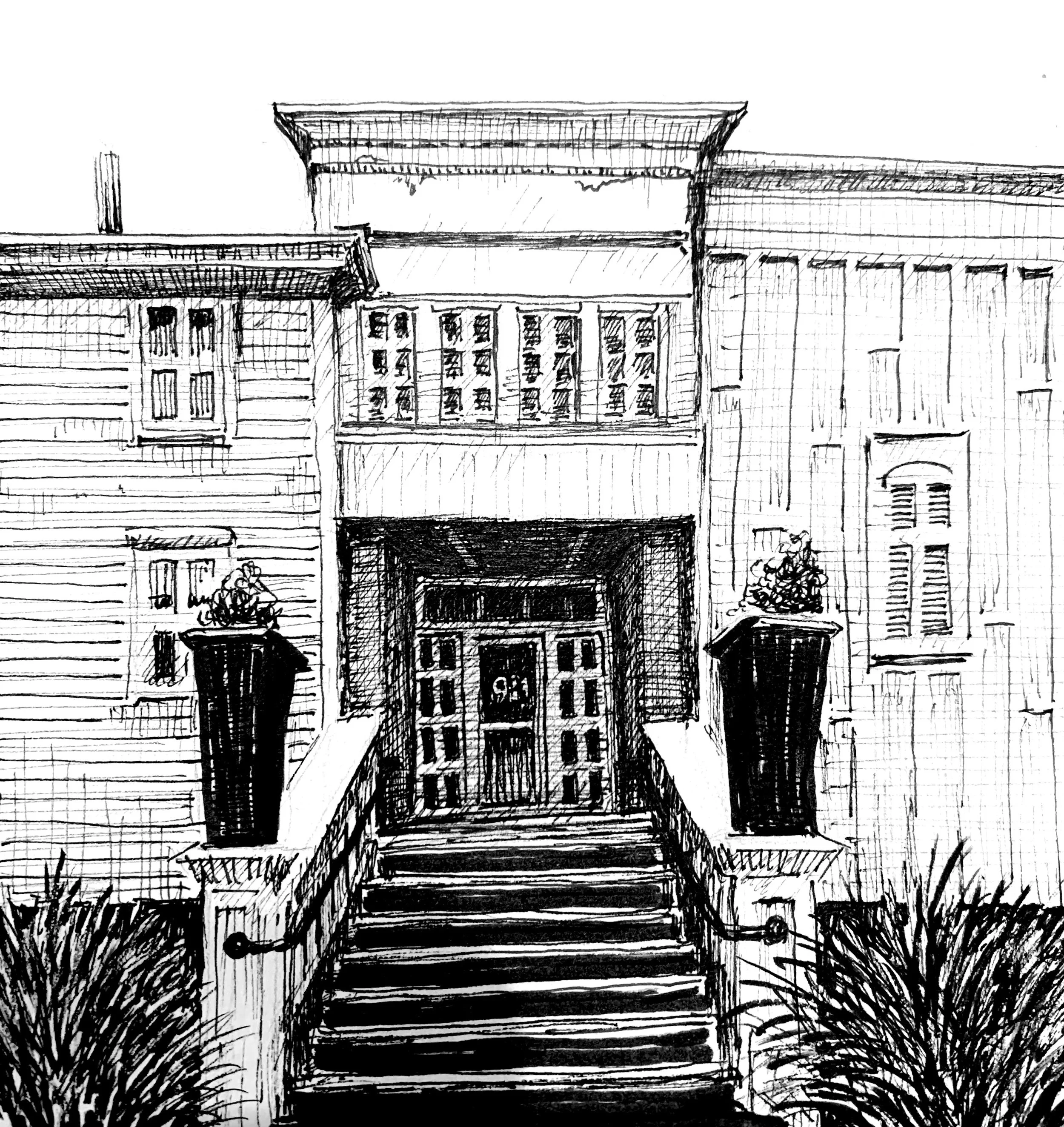 Inktober drawing by PETER GRUNDY