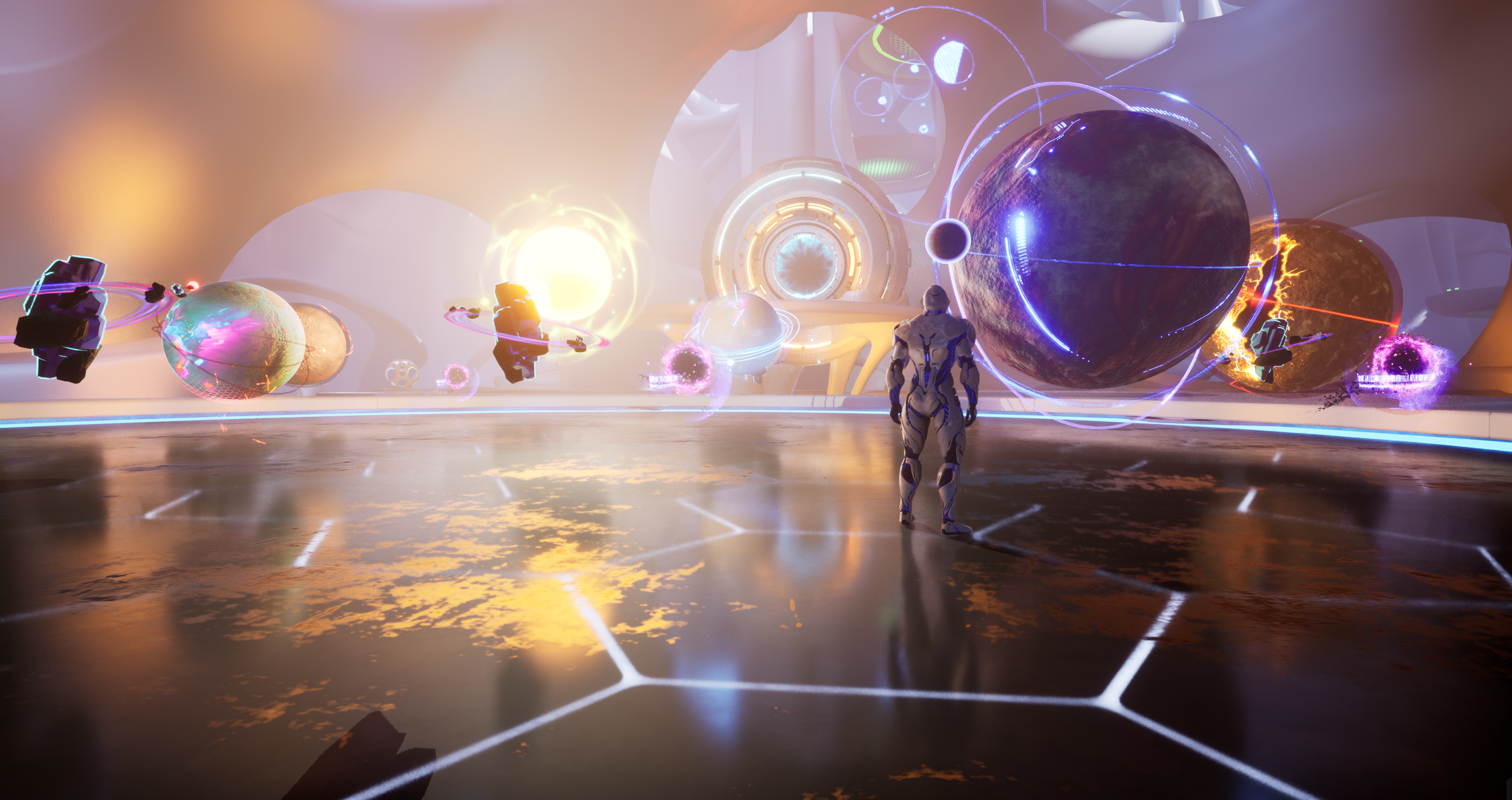 Warped, Unreal 5 level. Models, textures, lighting by PETER GRUNDY. Technical art by Sean Brown.