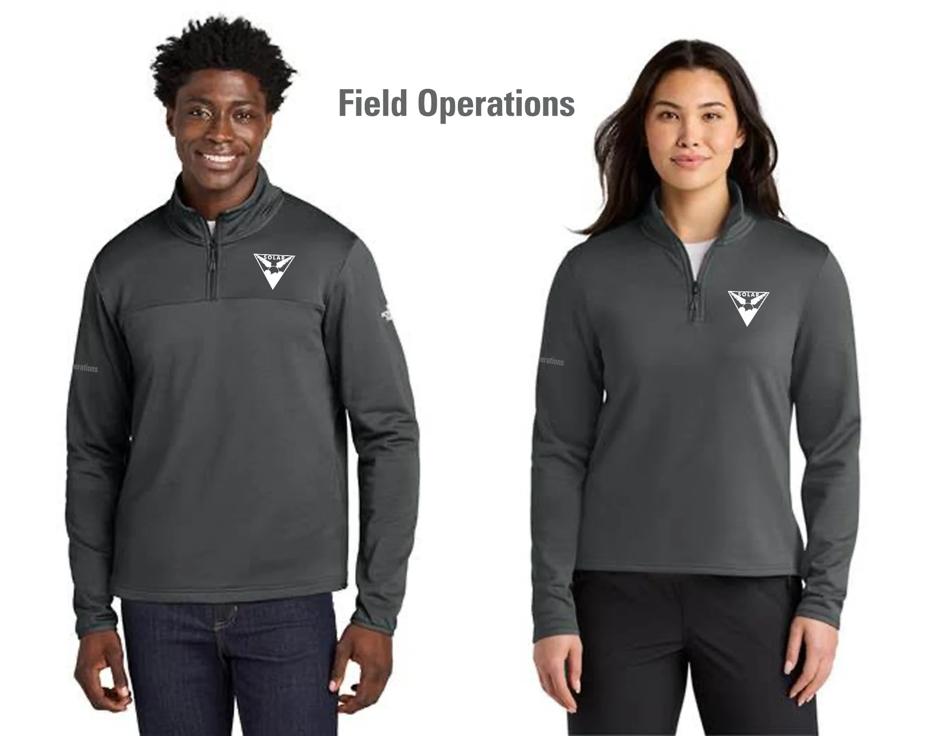 Retro Northface Zip Pullover