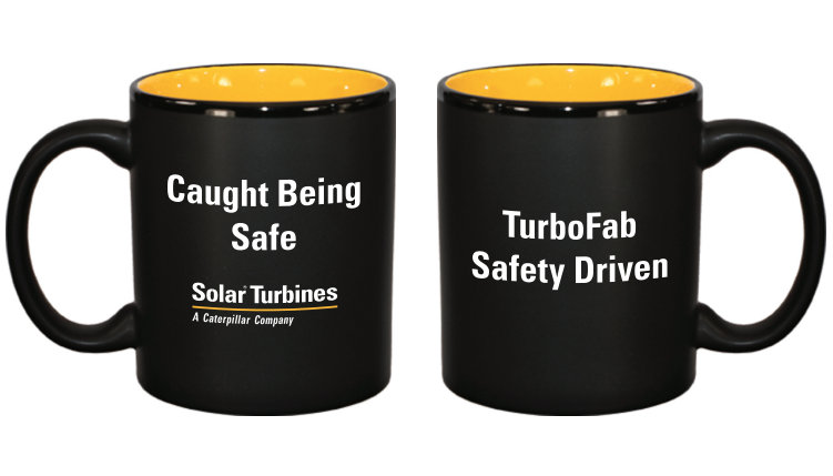 Caught Being Safe Ceramic Mug