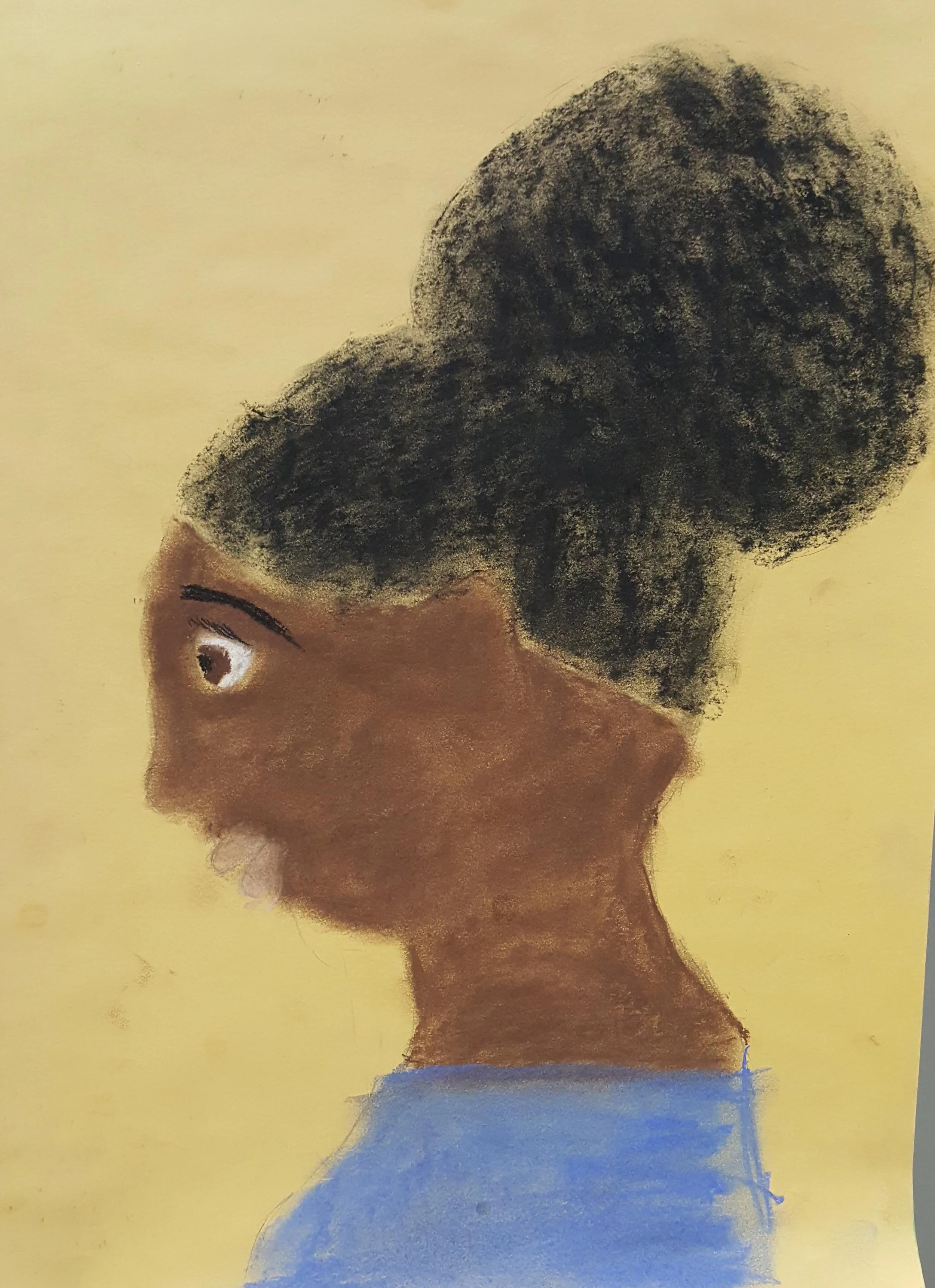 seventh grade art inspired by Leonardo da Vinci Mona Lisa