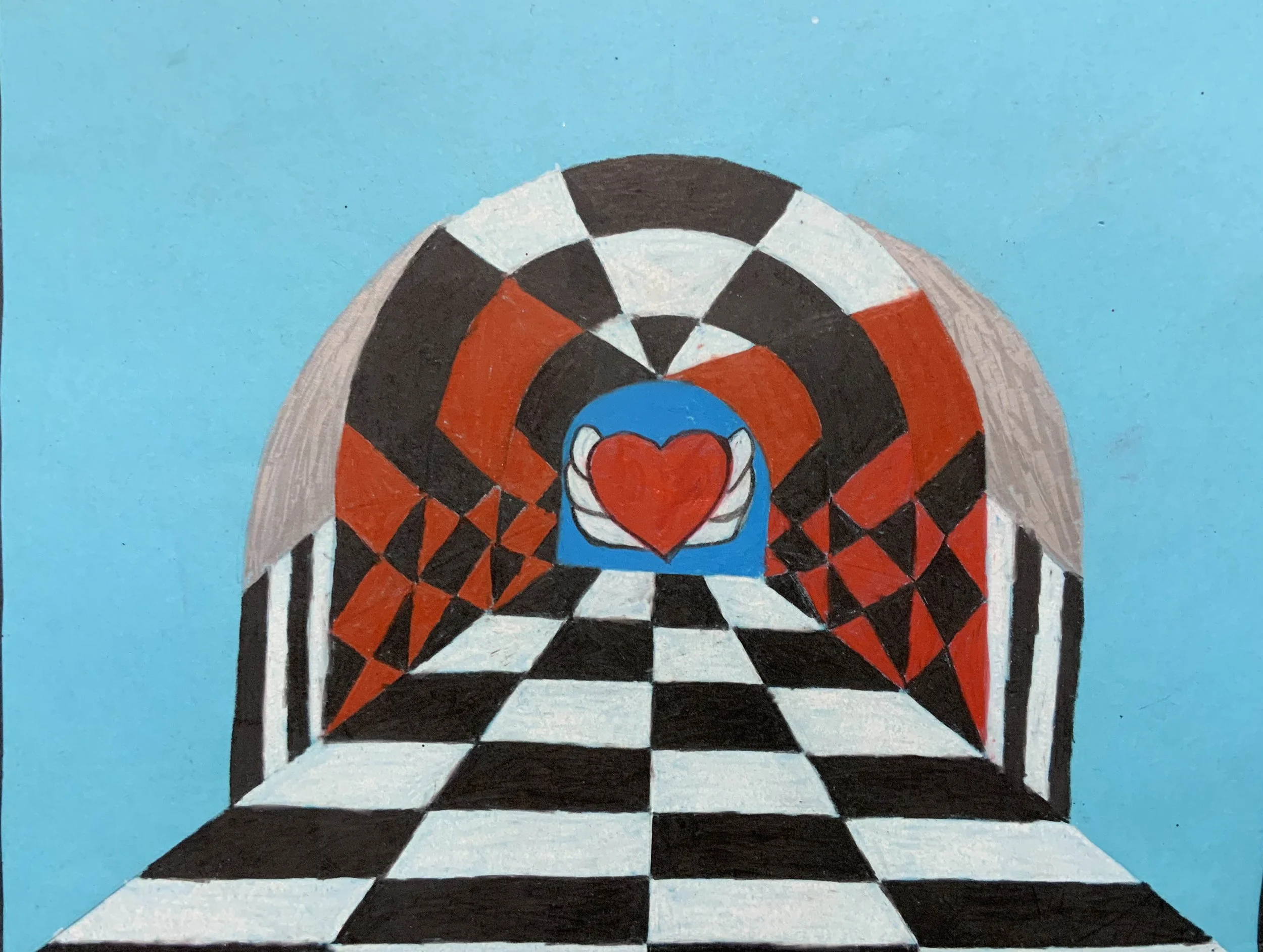 seventh grade art inspired by Raphael Sanzio School of Athens