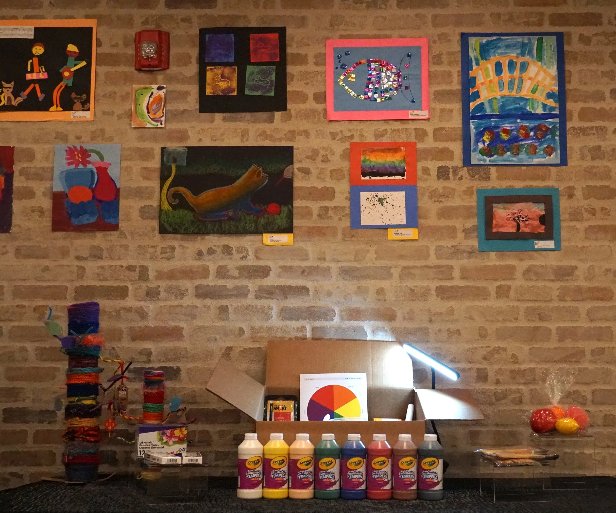 OBJECT: ART 2025 art wall + box.JPG