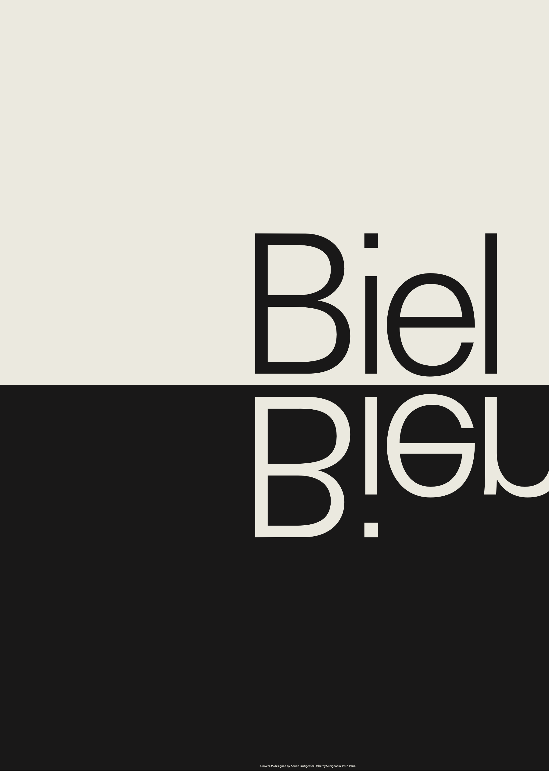 Biel/Bienne Poster