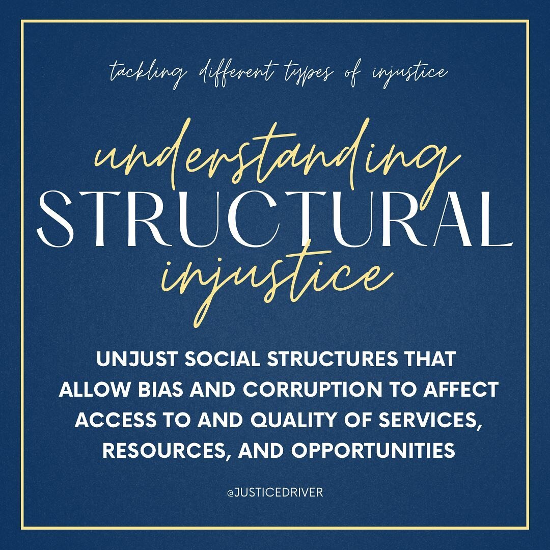 Buckle up! This is the best overview of systemic injustice I know how to write in 10 slides! This is the most complicated type of injustice because it is so multifaceted BUT once we understand the key markers, we will be able to flag the injustices a