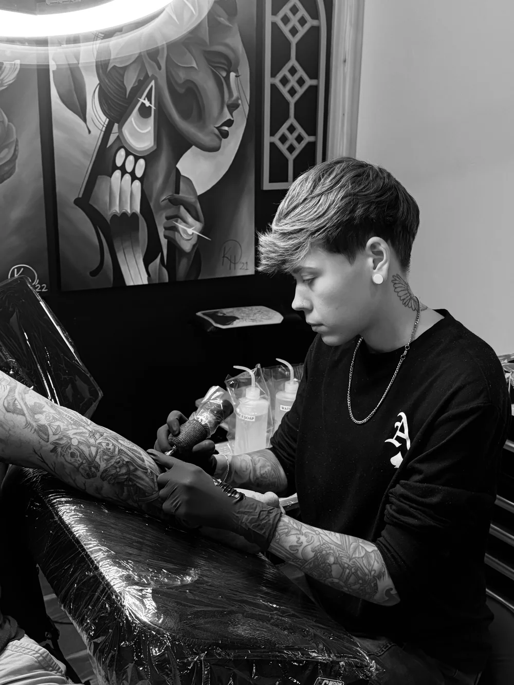 Kris Herschel tattoo artist near me Orlando Florida — Evermore Tattoo Studio