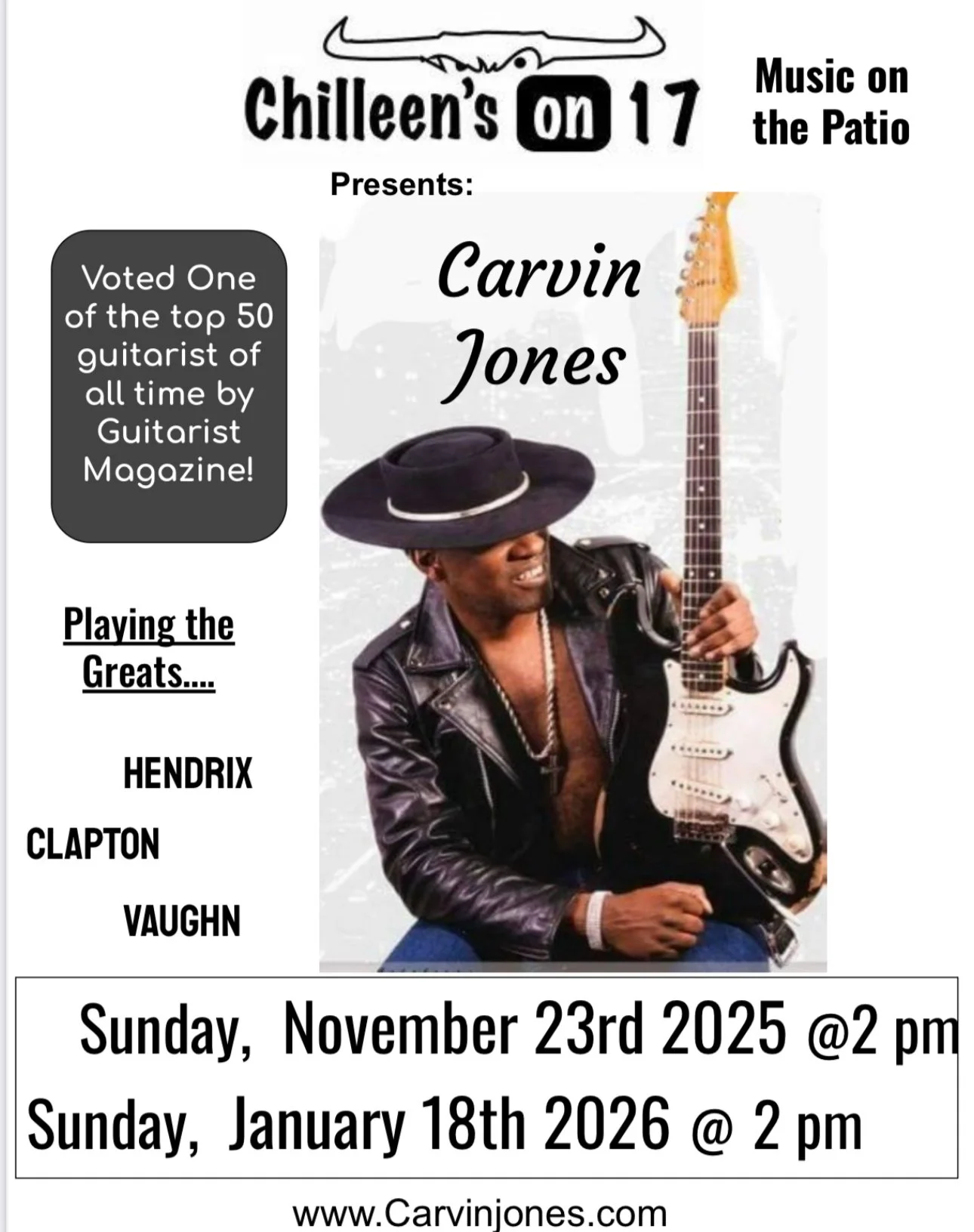 Carvin Jones Live at 2pm 