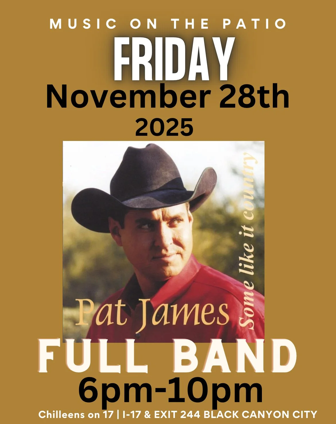 Pat James & Friends. Full Band