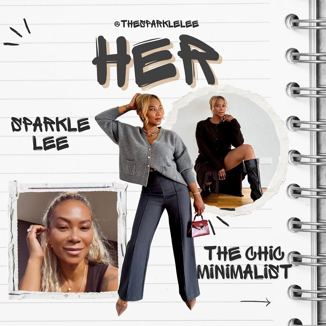 Let me reintroduce myself&hellip;

I&rsquo;m Sparkle Lee &mdash; a woman living life aligned and in style&hellip;.authentically ME. 

I&rsquo;ve gone from Navy boots to high heels, from systems engineering by day to creator at all other times.

I cre