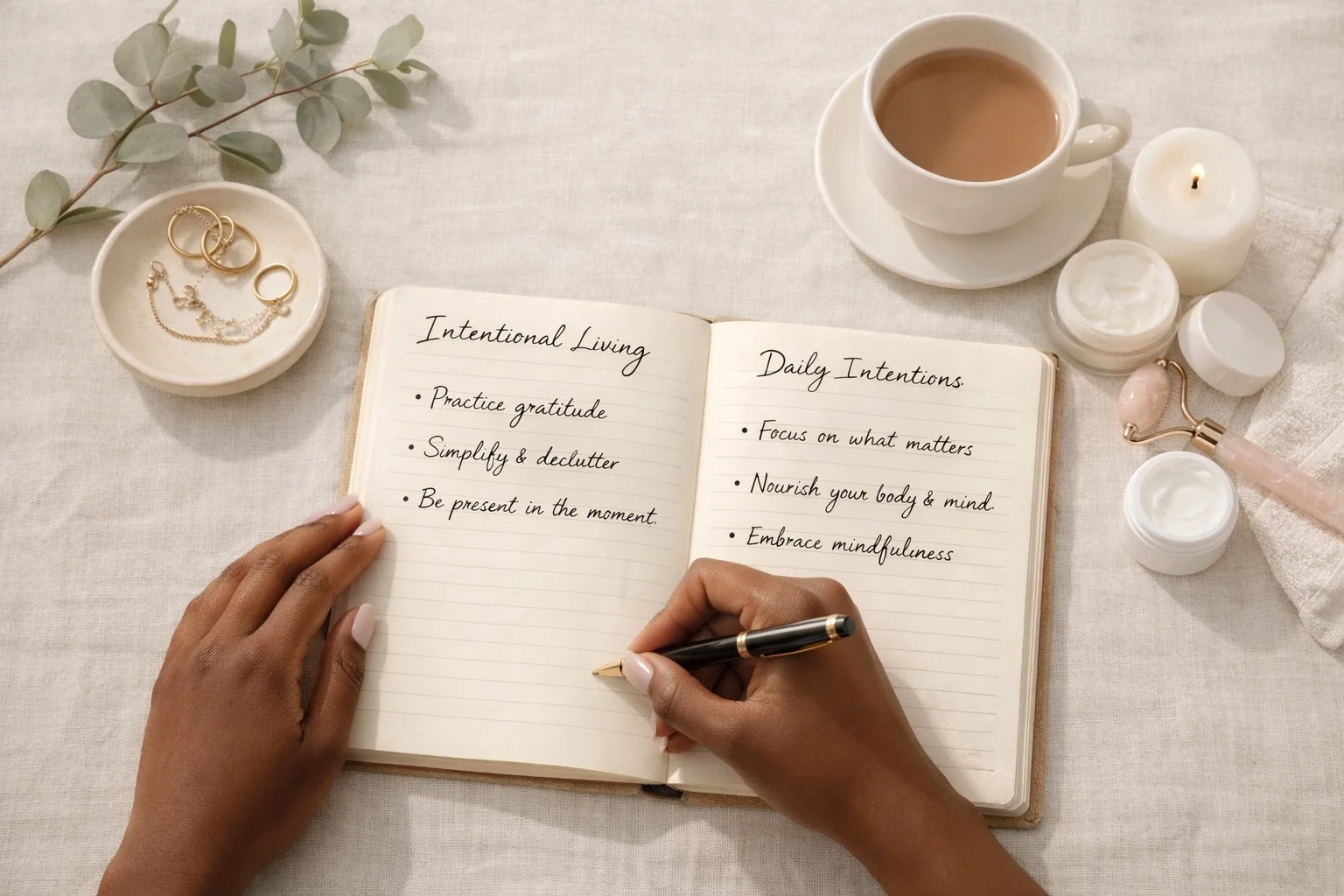 Journal and esthetic theme.