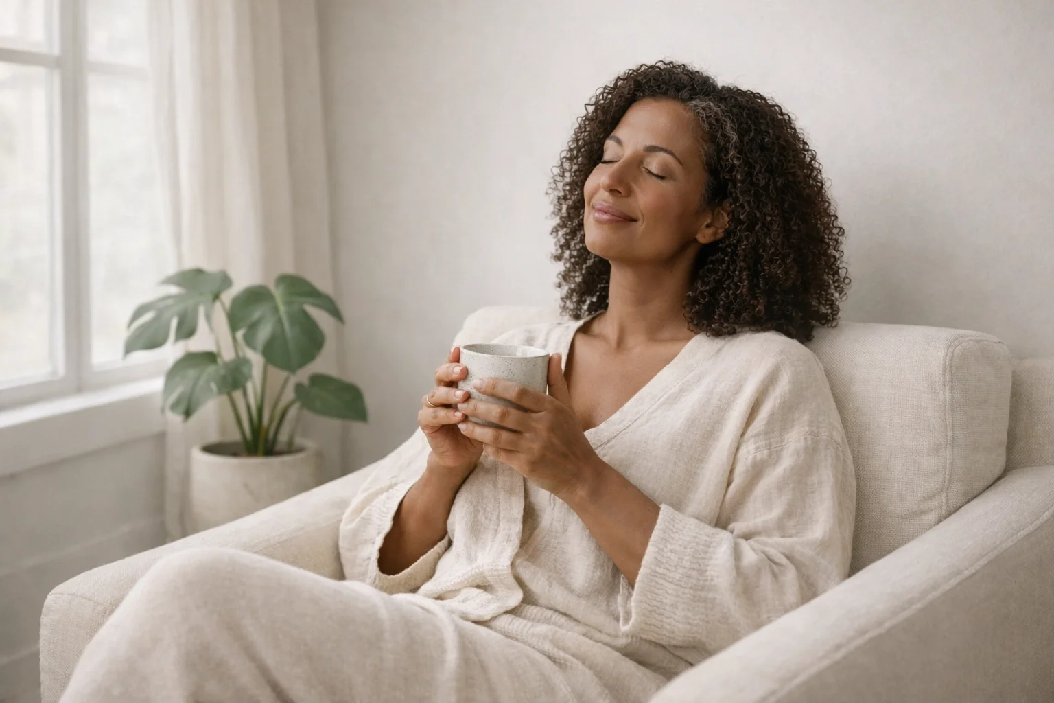 Minimalist home vibe.