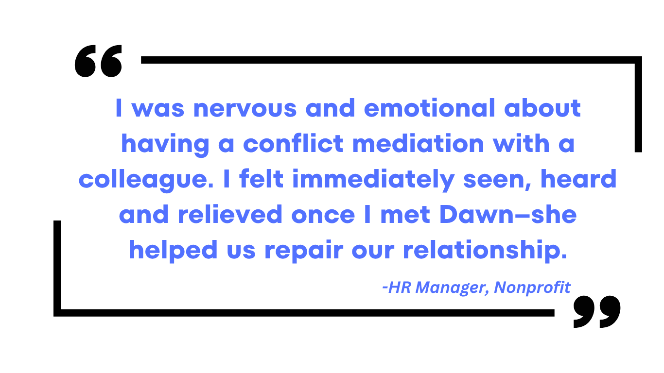 Dawn conflict mediation testimonial 3