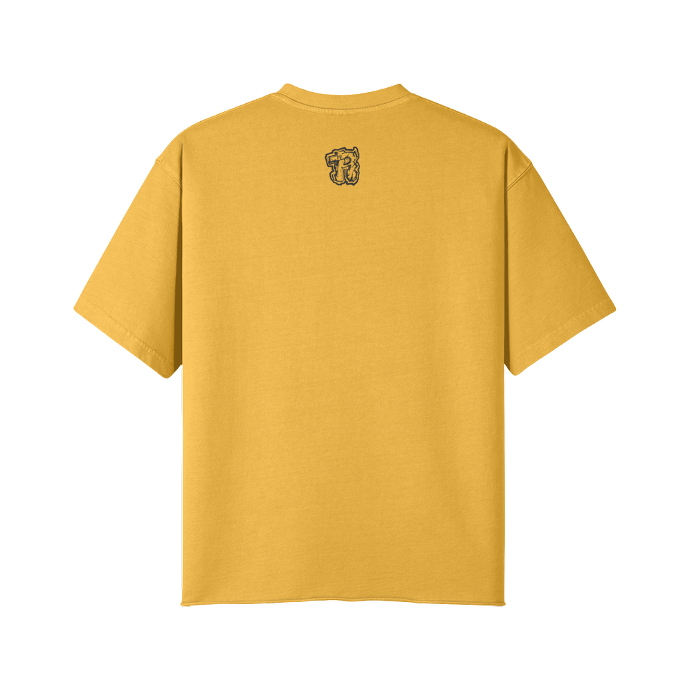 DEMON TIME Unisex Faded Raw Hem T-shirt — SEVEN ROSES | Unique