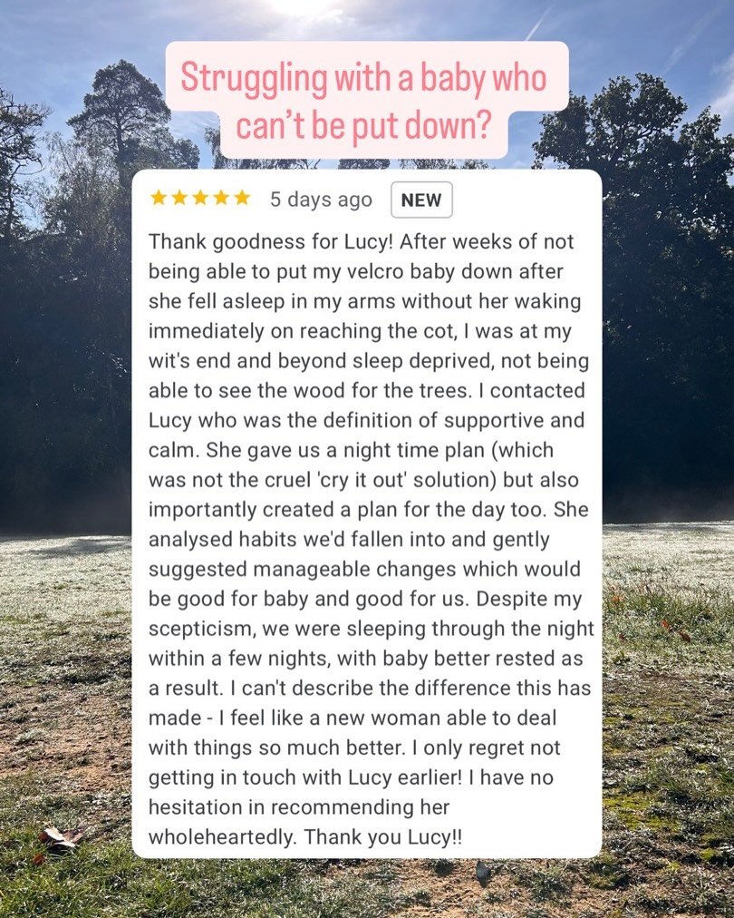 Struggling with a baby who can&rsquo;t be put down?

Don&rsquo;t just soldier on thinking &lsquo;that&rsquo;s what baby&rsquo;s do&rsquo;.

I can get you to a place where you can put your baby down, they settle happily and then sleep consistently wel