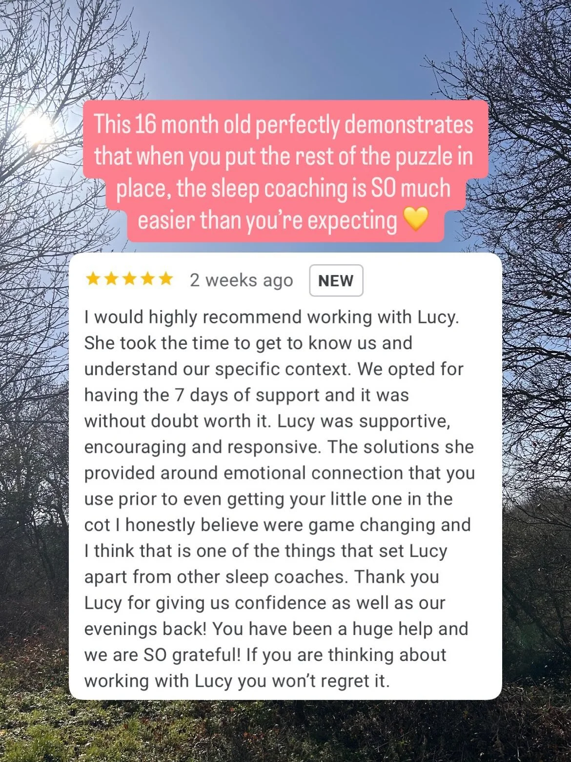 This 16 month old perfectly demonstrates that when you put the rest of the puzzle in place, the sleep coaching is SO much easier than you&rsquo;re expecting 💛 

When this mum came to me, she&rsquo;d already worked with another sleep coach but hadn&r