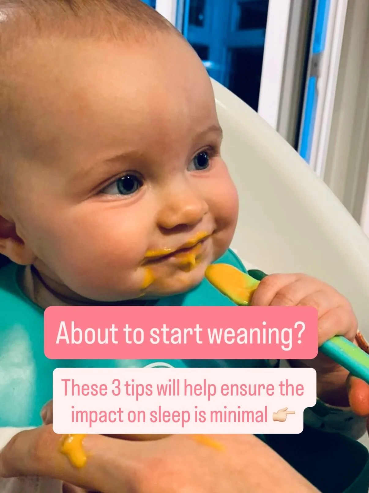 About to start weaning?

These 3 tips will help ensure the impact on sleep is minimal:

🕦 Start with lunch first (before or immediately after nap 2)

This means they have the afternoon to digest all the crazy new textures and flavours, rather than d