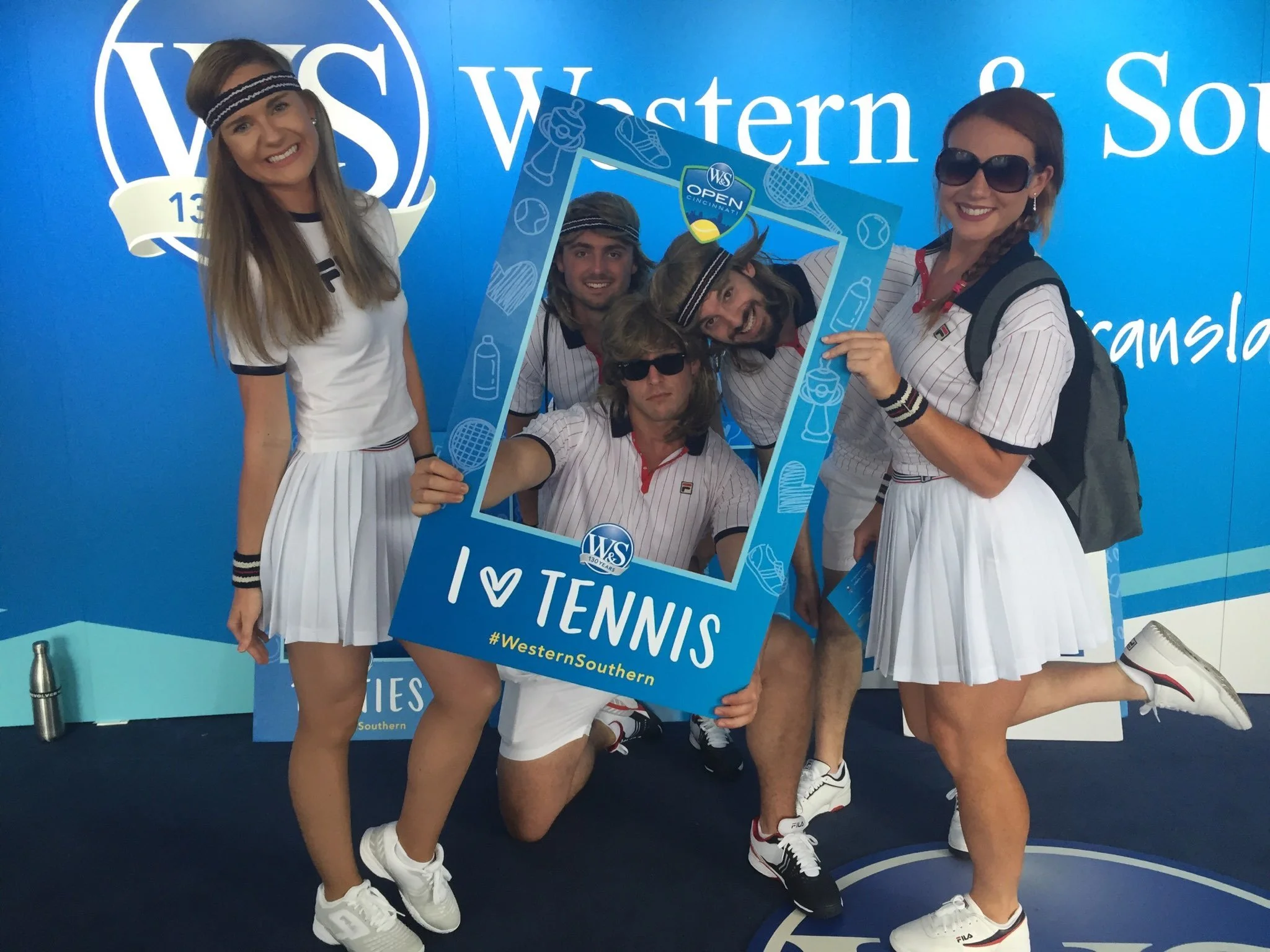 Event Staffing Live brand ambassadors providing sports event staffing at Western & Southern Open tennis tournament