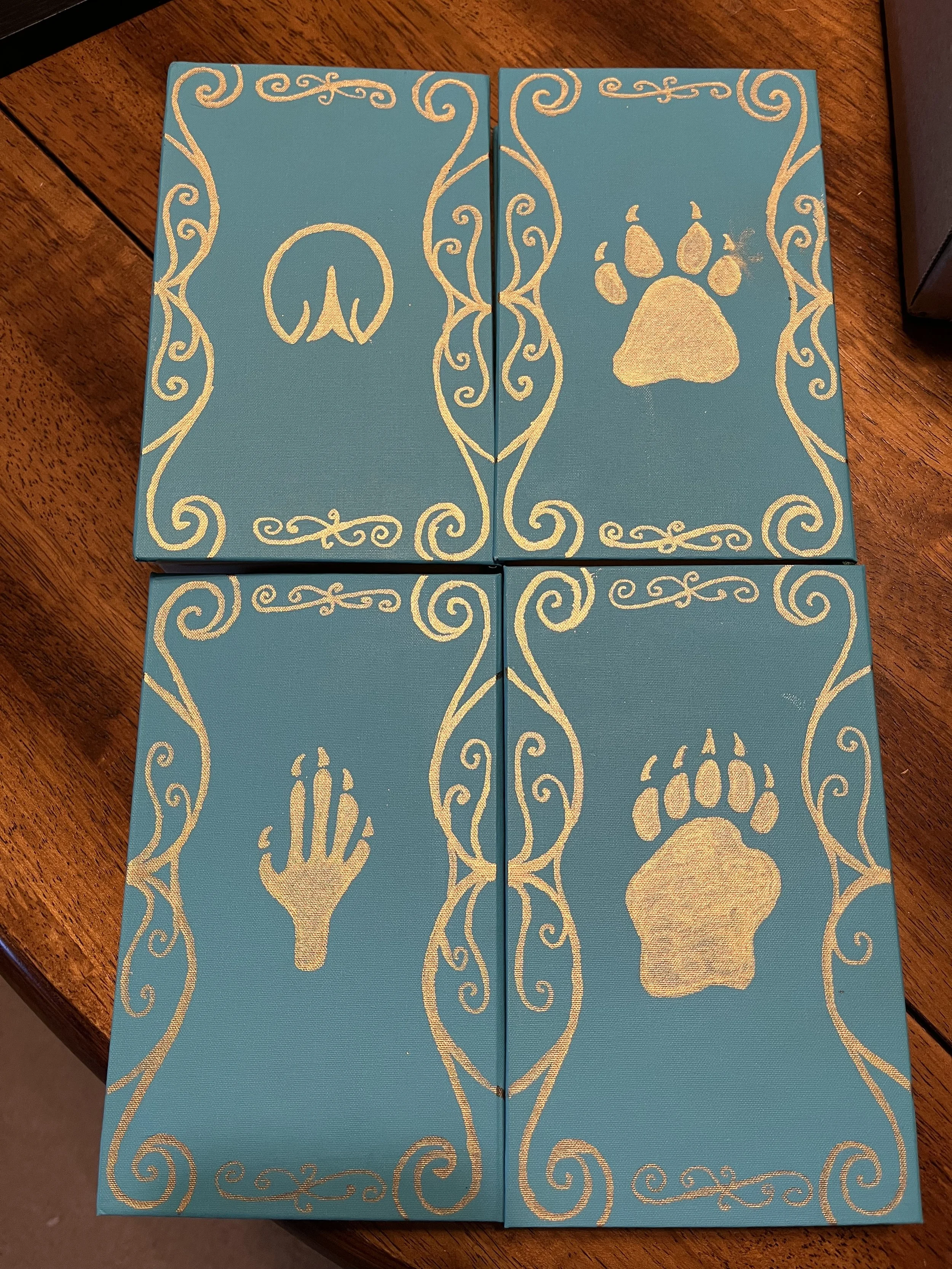 the Immortals series back covers