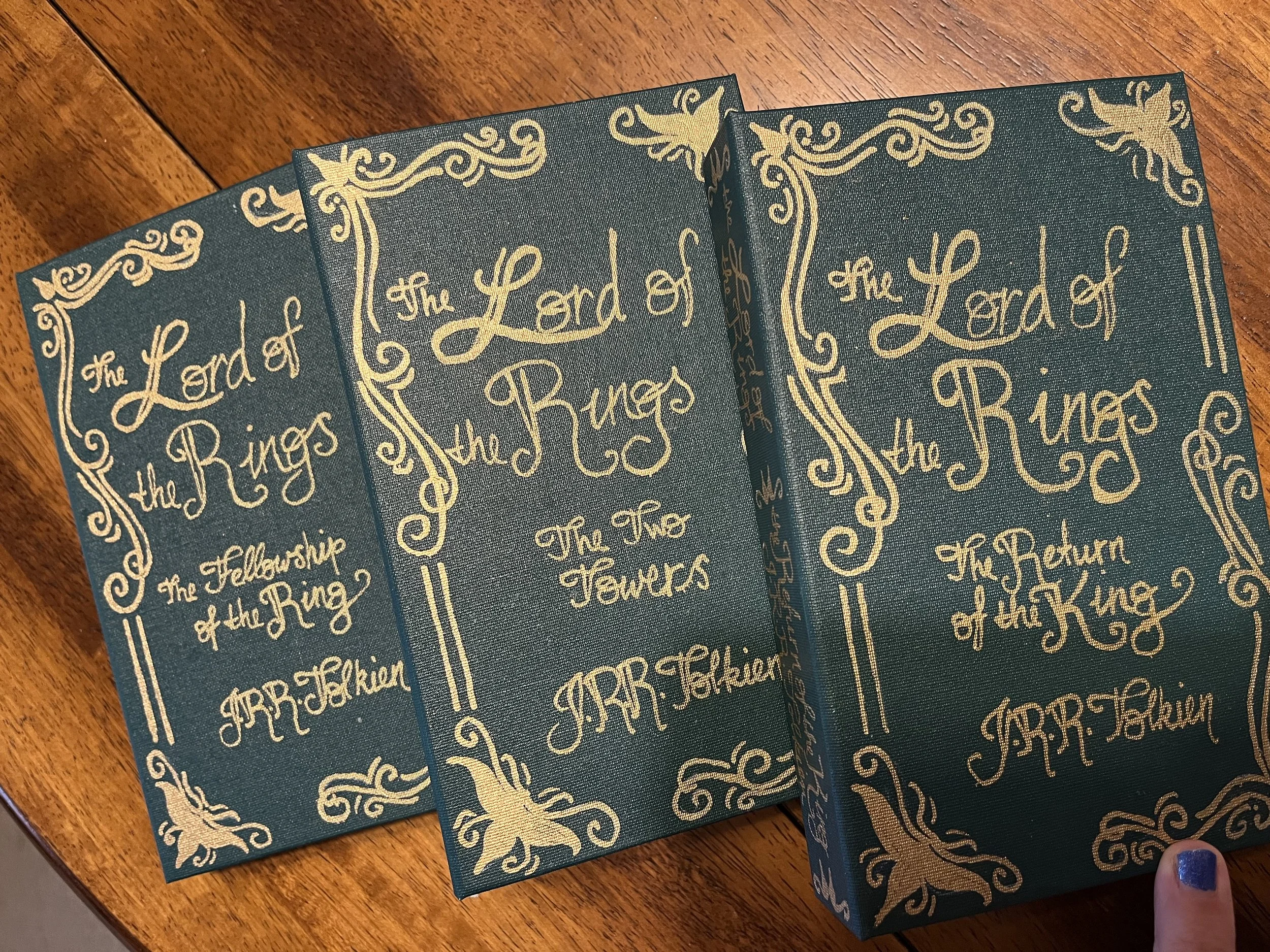 Lord of the Rings series front covers