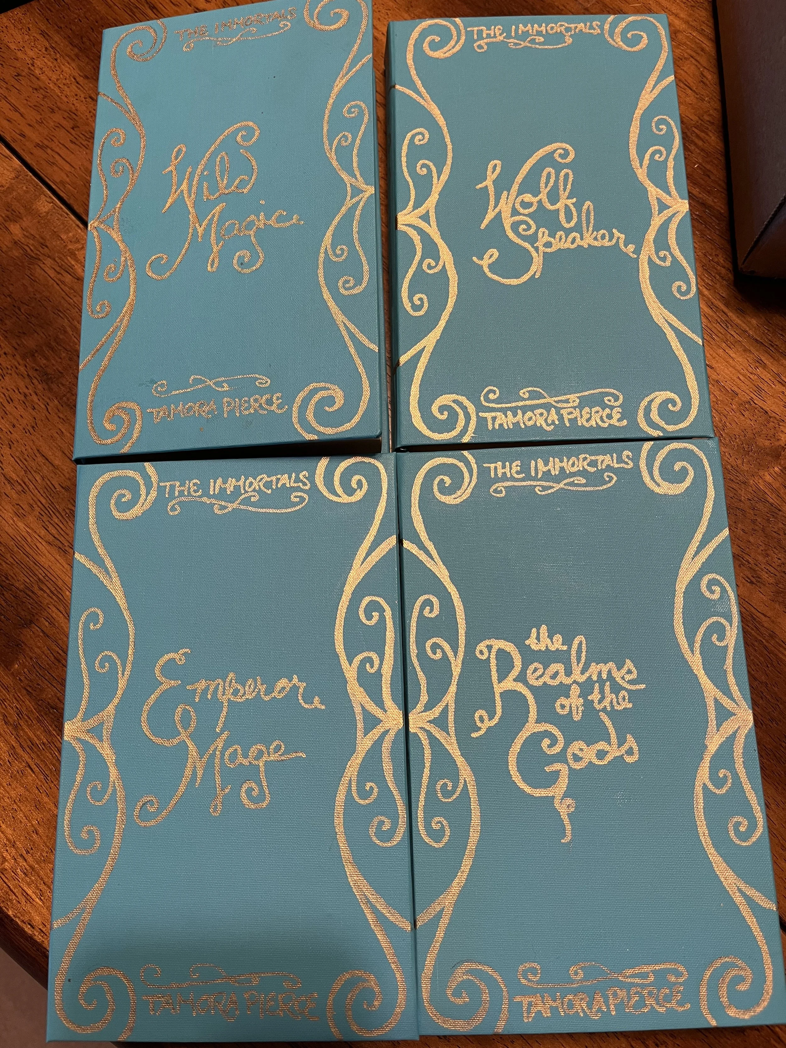 the Immortals series front covers