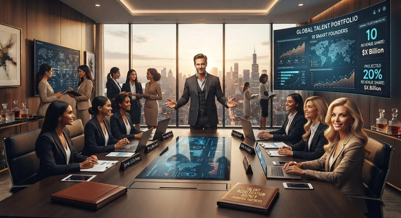 The Ultimate Arbitrage: How to Build a Talent Agency for High-IQ Female Founders- AKA- Become The Billionaire Yourself!