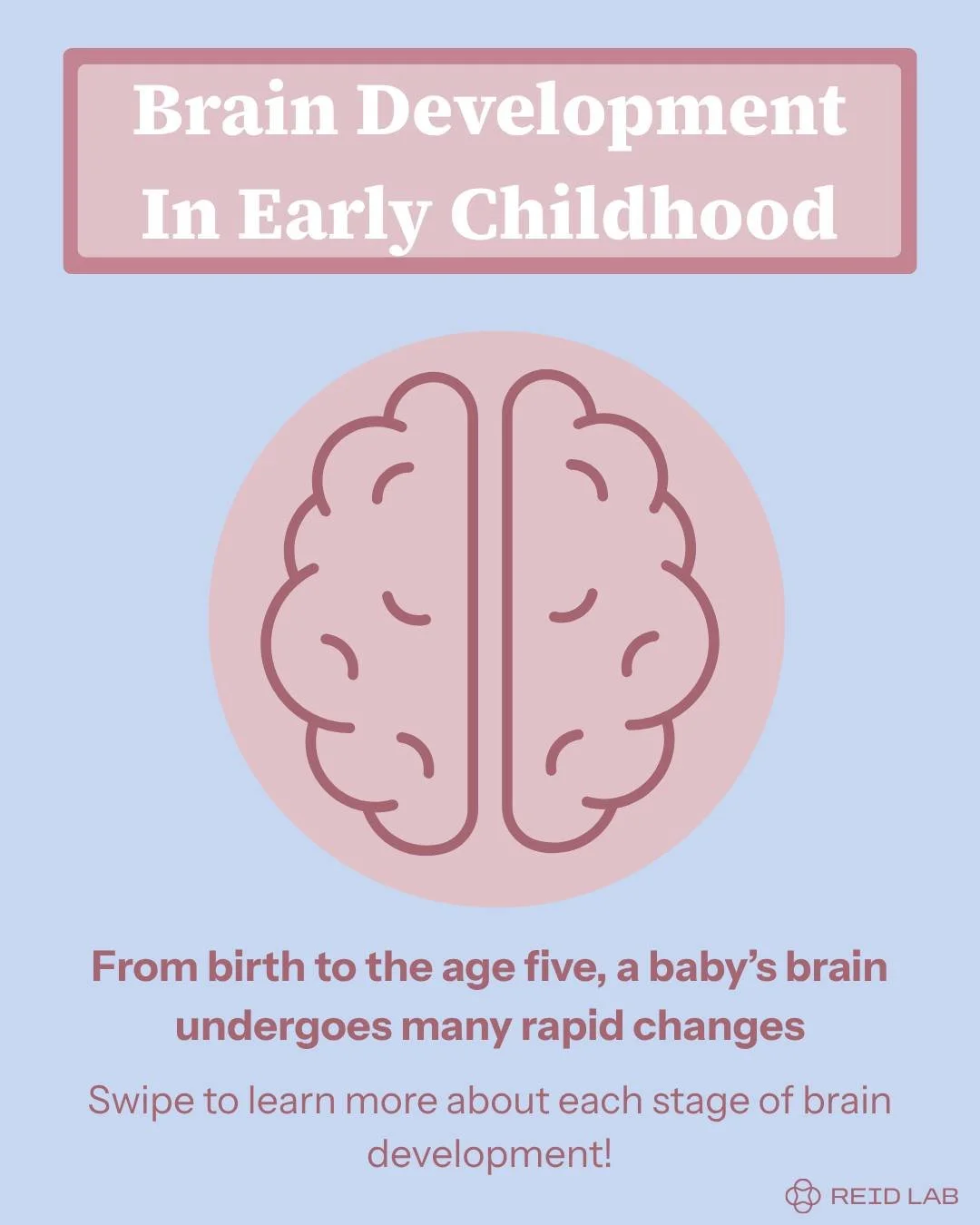The first few years of a child&rsquo;s life are crucial for brain development. From birth to age five, a baby&rsquo;s brain undergoes rapid changes. Swipe to learn more about each developmental stage! 🧠🍼🚼
 
Sources:
CHOC. (2025, March 7). Child De