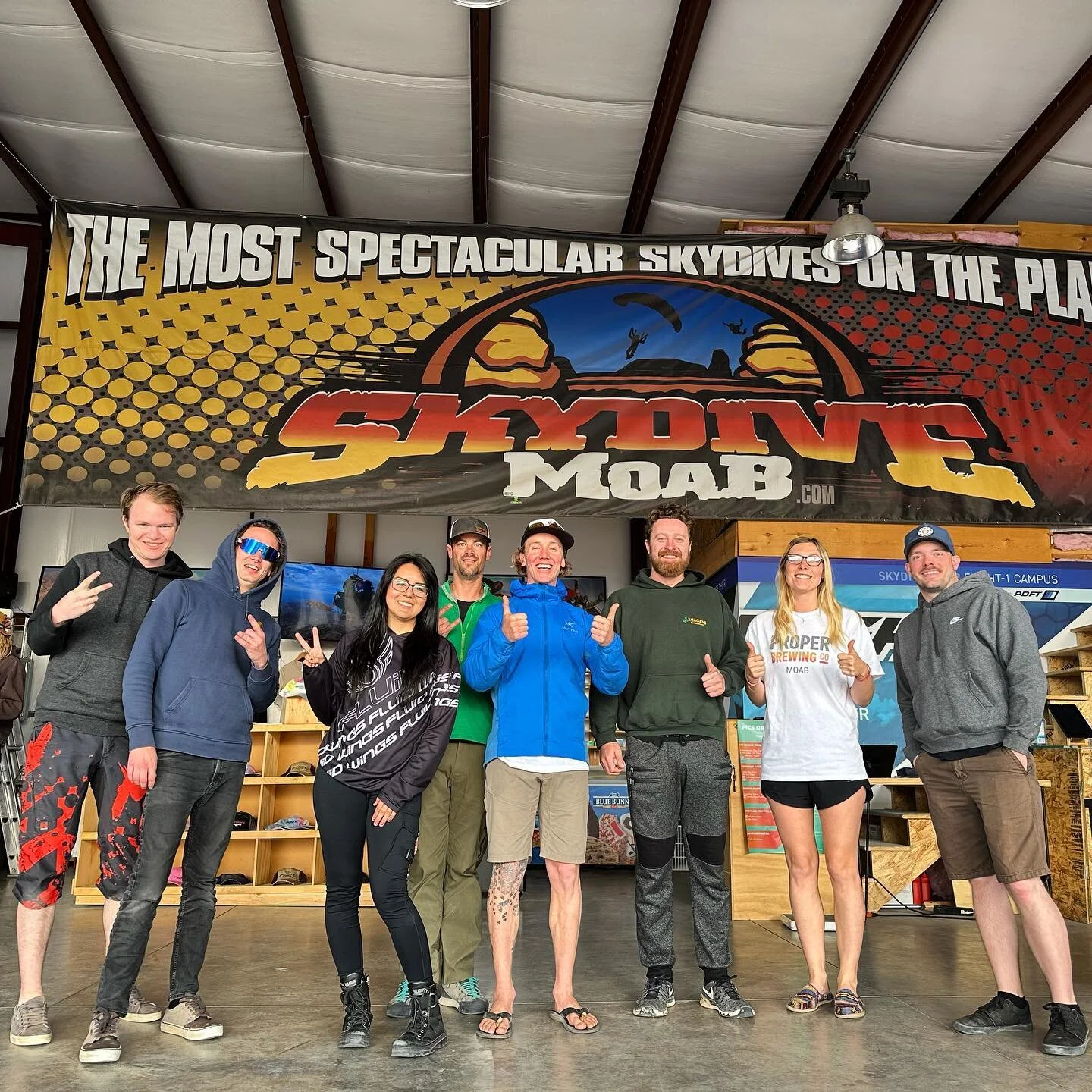 #toughturkey Mini-Camp vol2
-
Strong work team! I hope you all are as excited as I am to see your improvements and to see the flock continue to grow here @skydivemoab many thanks for coming out!
-
Several people expressed interest about doing another