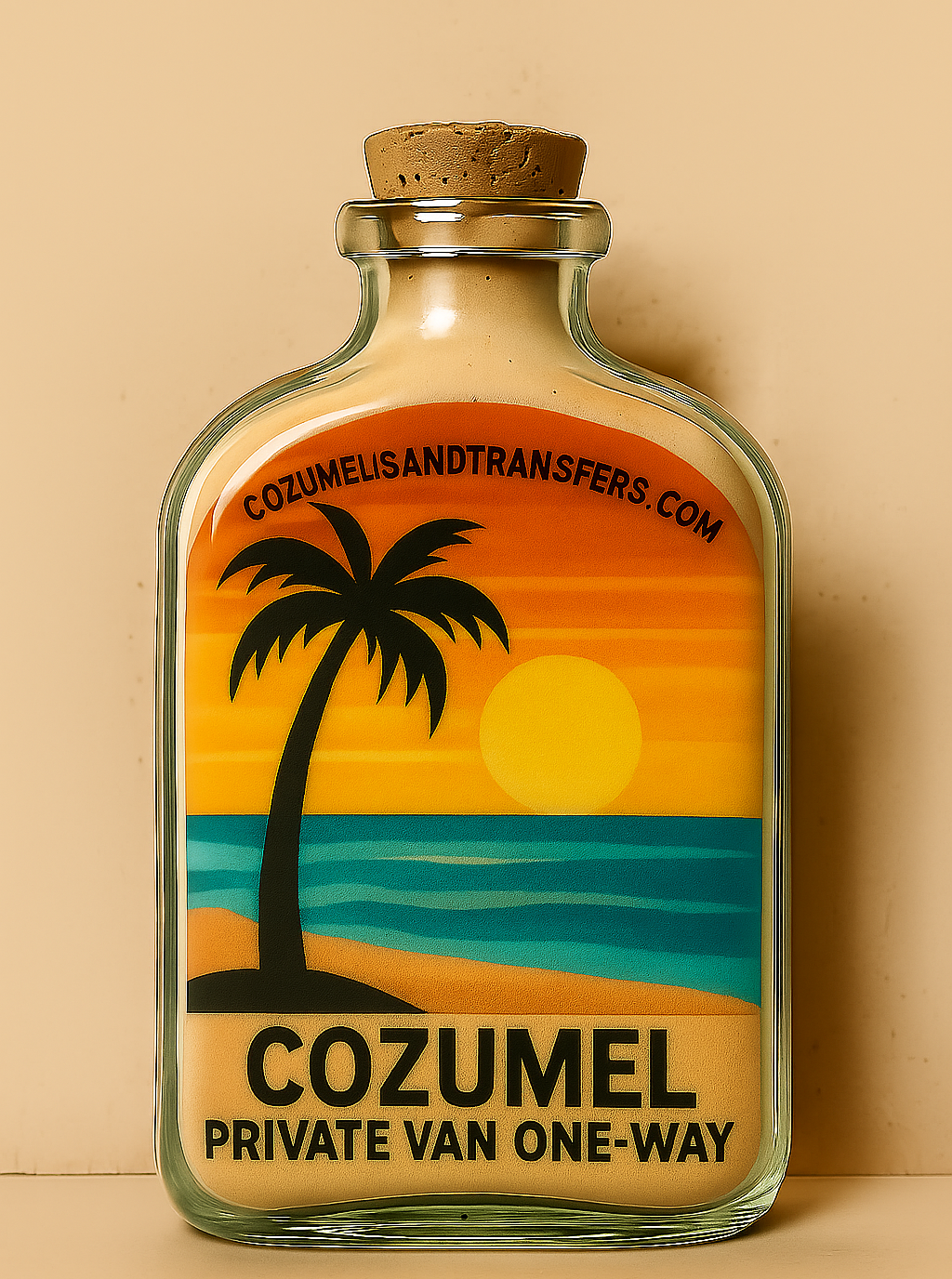 Cozumel airport van transfer large group transportation