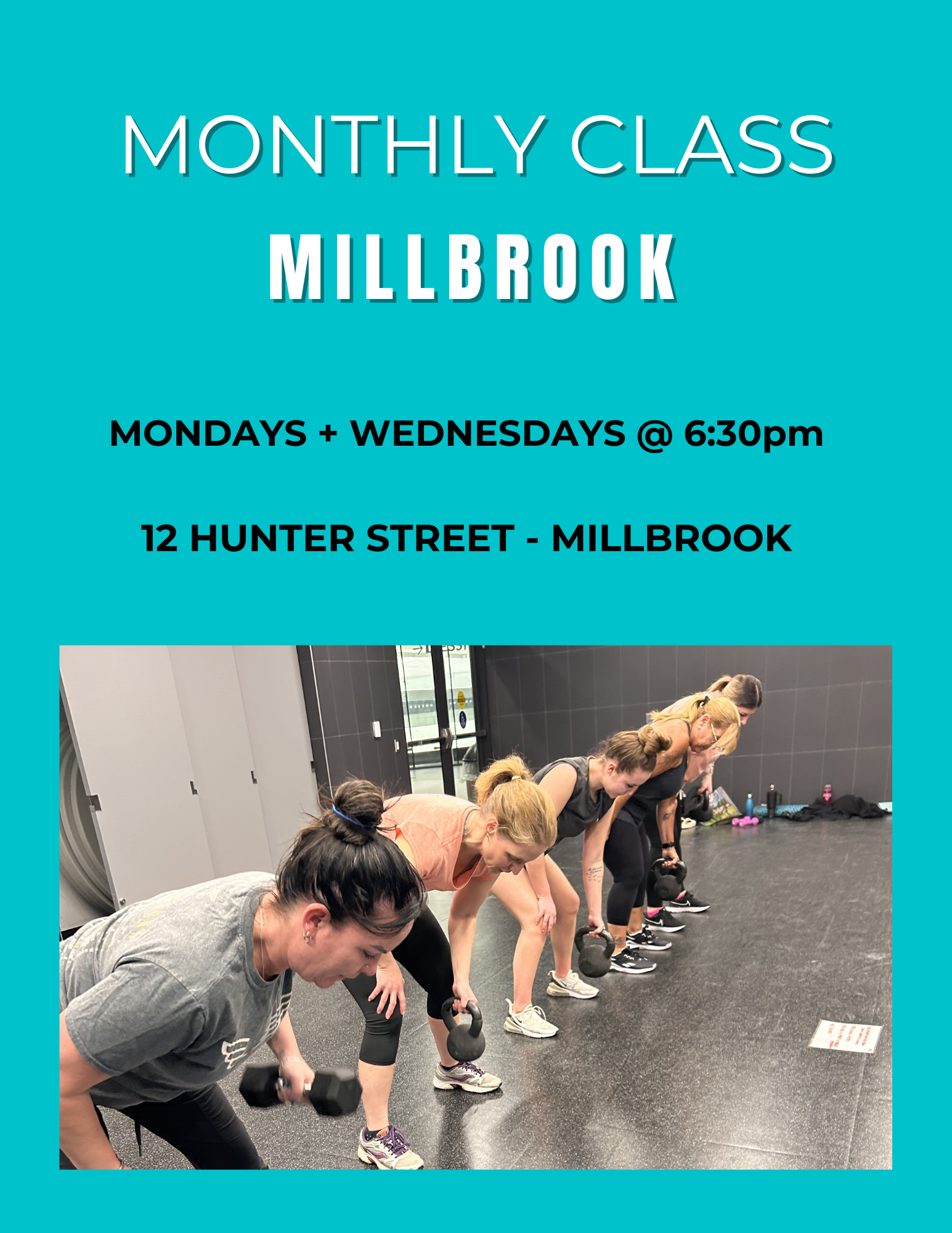Monthly Classes Millbrook