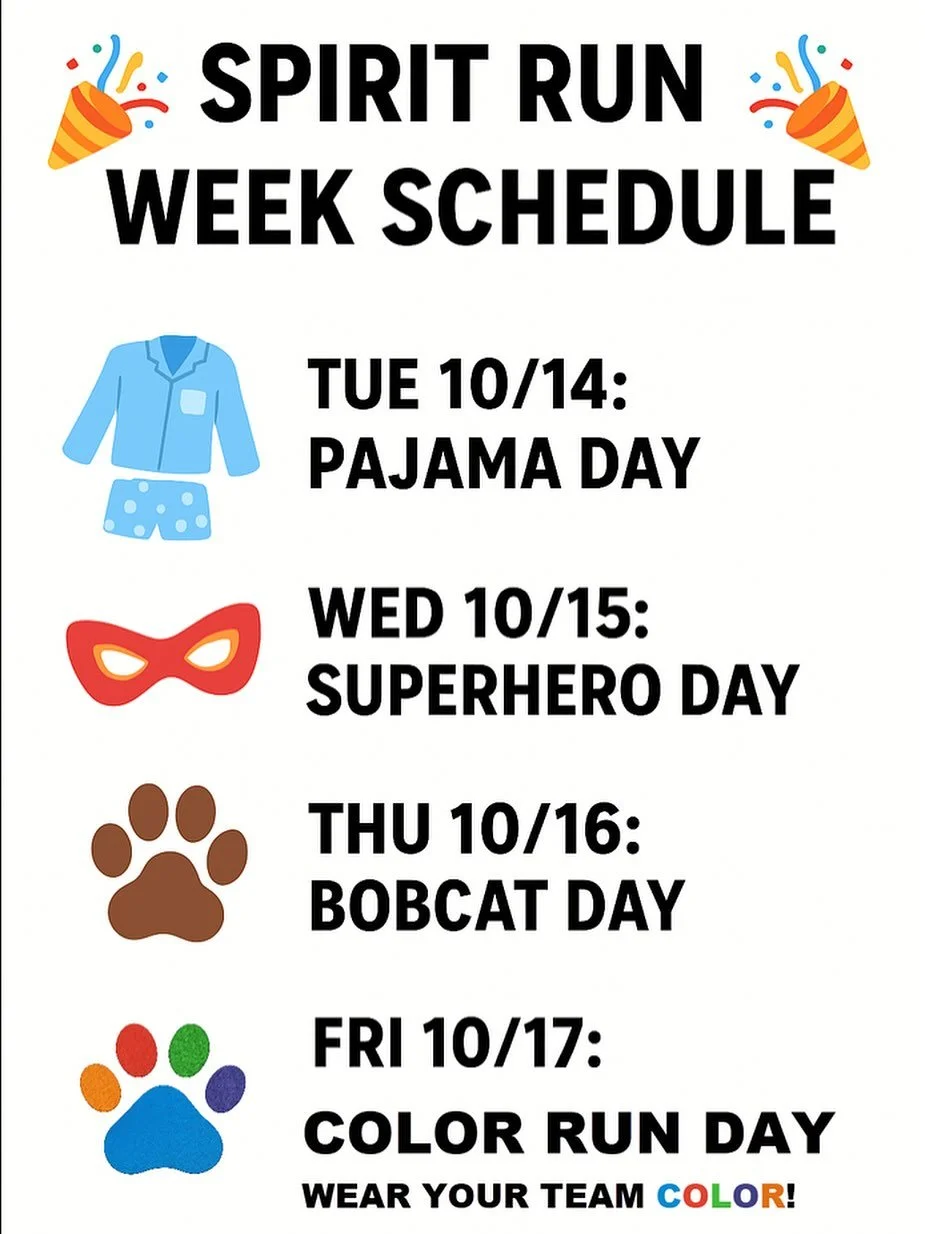 Spirit Week is coming up! 🐾