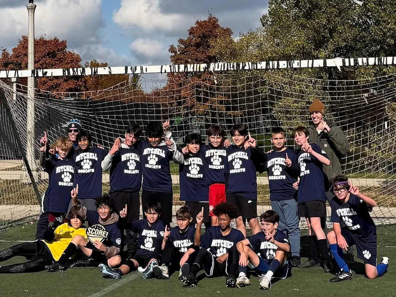Congratulations to the @mitchell_bobcats Boys 7th/8th Grade Soccer Team on winning the Network Championships! 🏆🐾