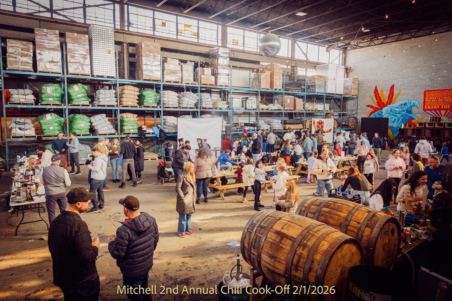 🌶️🔥 That&rsquo;s a wrap on our 2nd Annual Chili Cook-Off! 🔥🌶️

👥 200+ attendees 🍲 17 chili entries 💥 Endless good vibes

Massive thanks to @DarkMatterCoffee for the epic venue and @OffColorBrewing for the beer that kept things flowing.