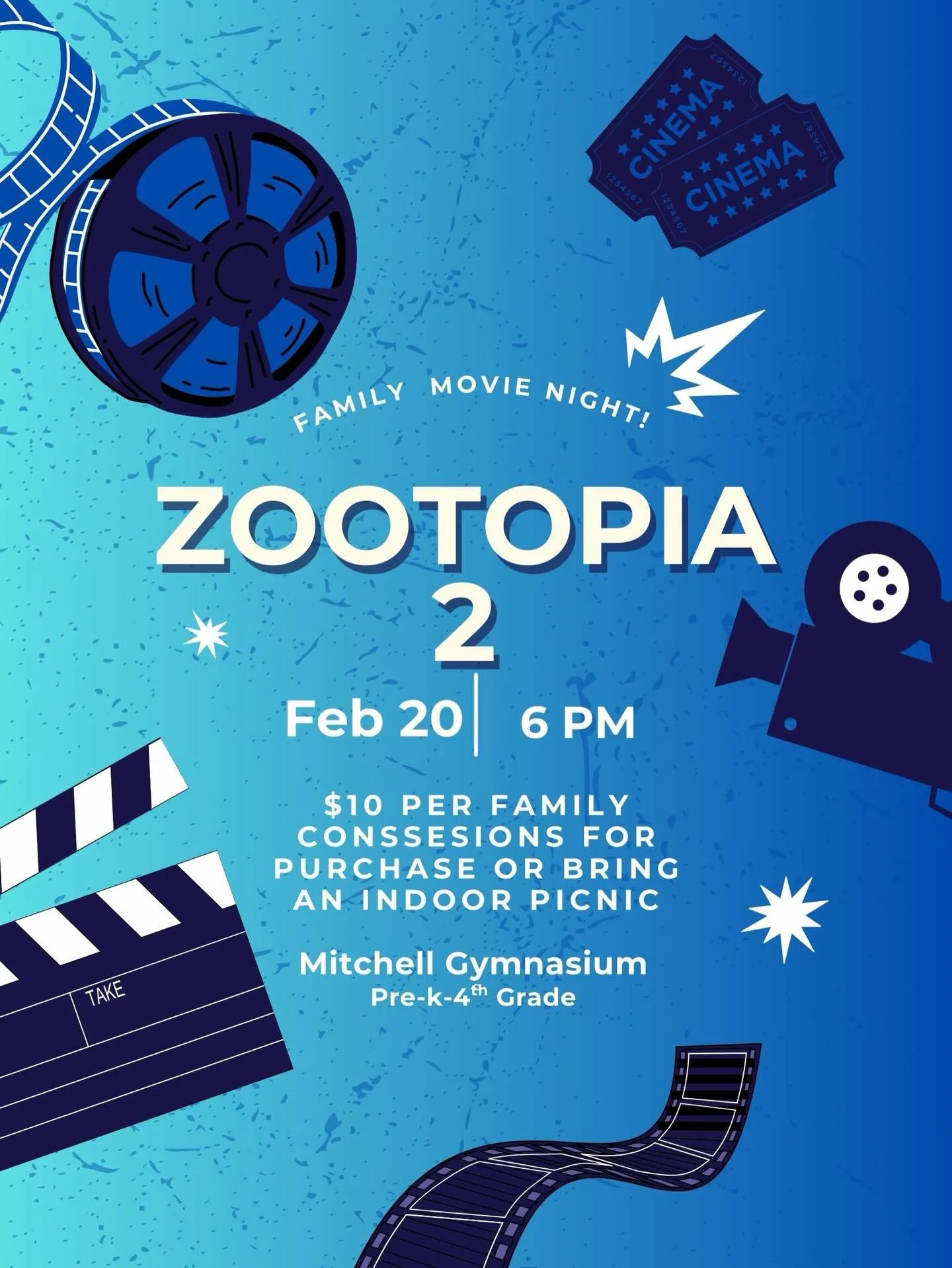 [link 🔗 in bio] We&rsquo;re switching things up for Movie Night &mdash; instead of Bad Guys 2, we&rsquo;ll now be showing Zootopia 2! 🦊🐰