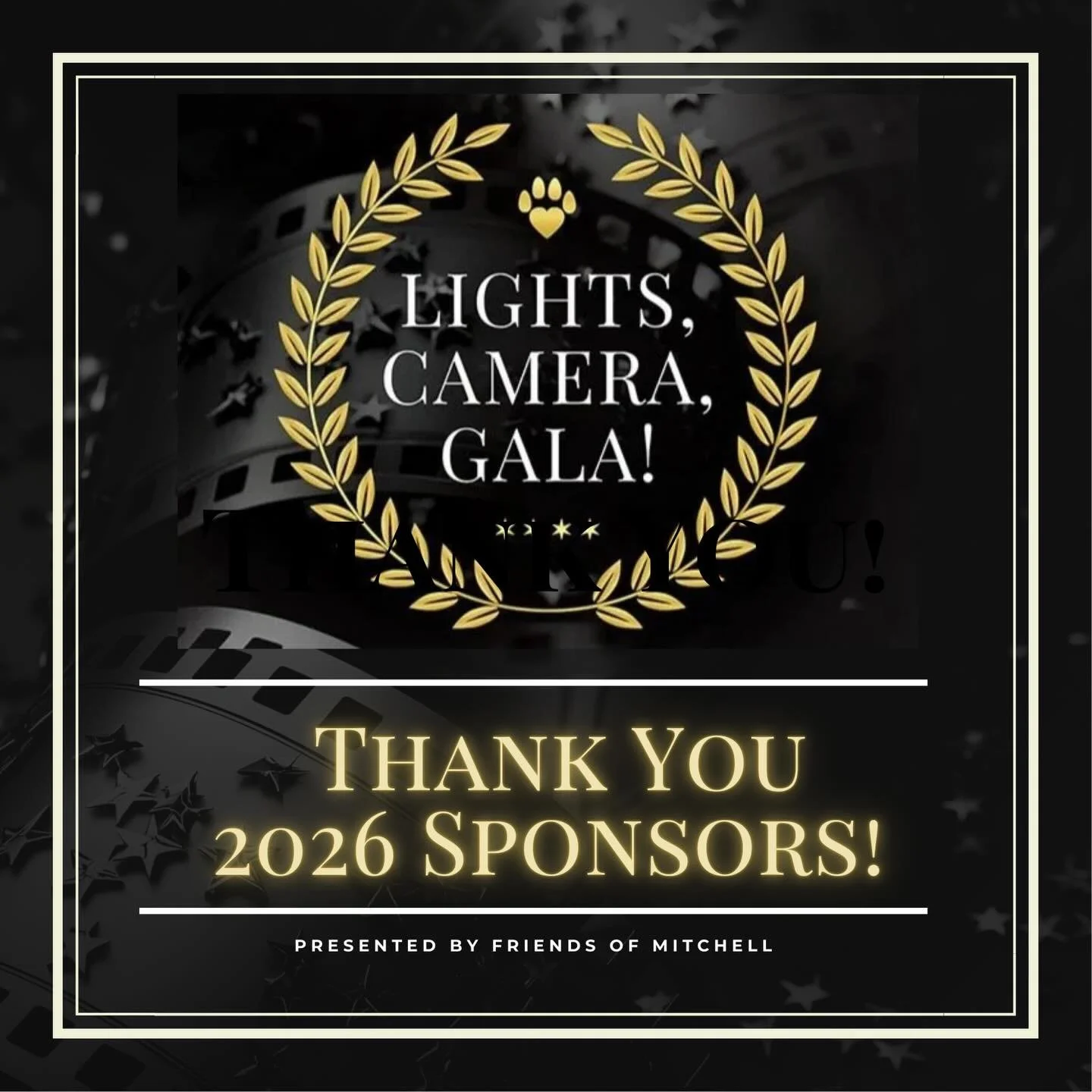 A blockbuster thank you to our incredible sponsors for making our gala a smashing success! 🎬✨