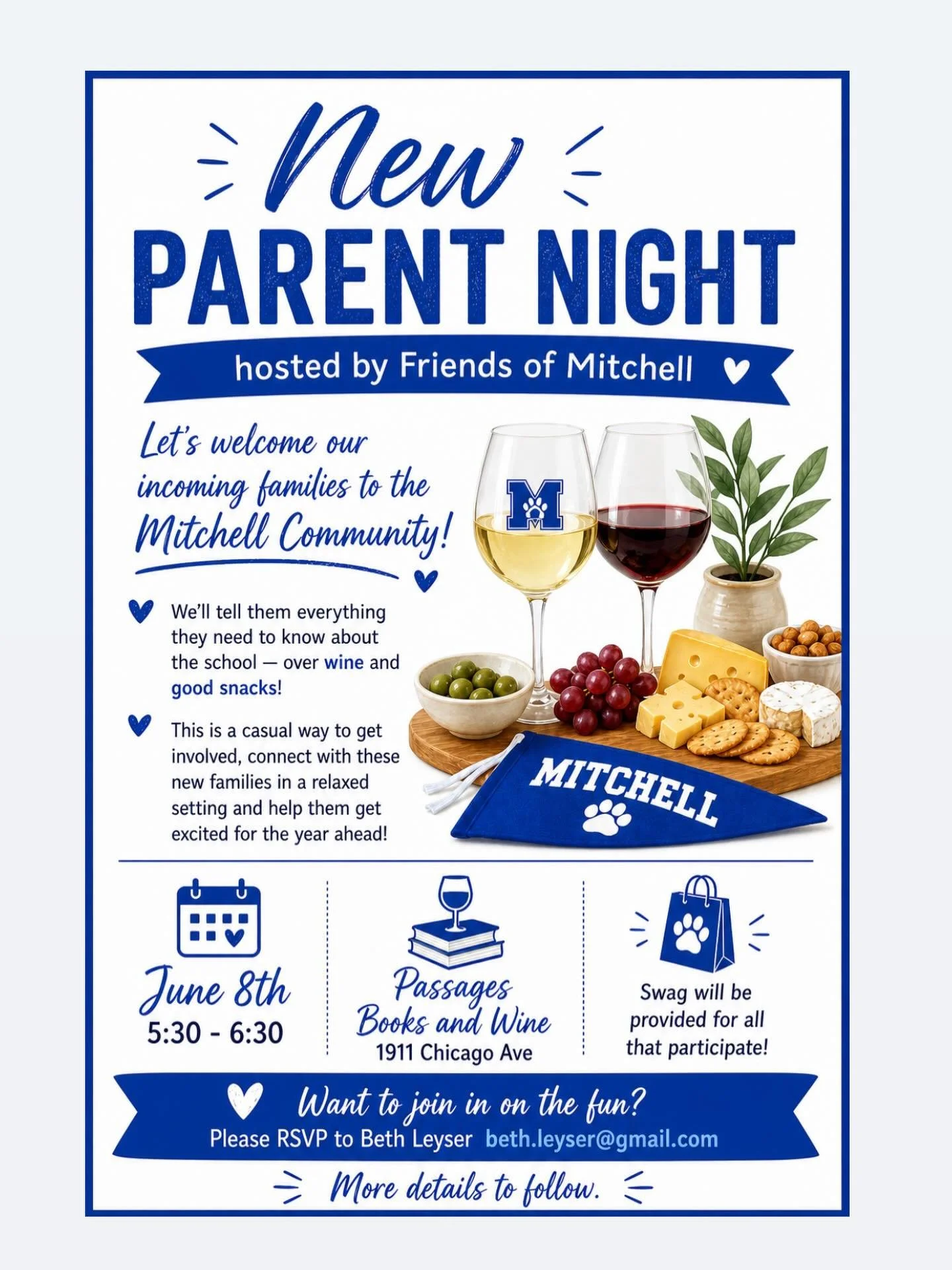 Let&rsquo;s welcome our incoming families to the Mitchell Community!
