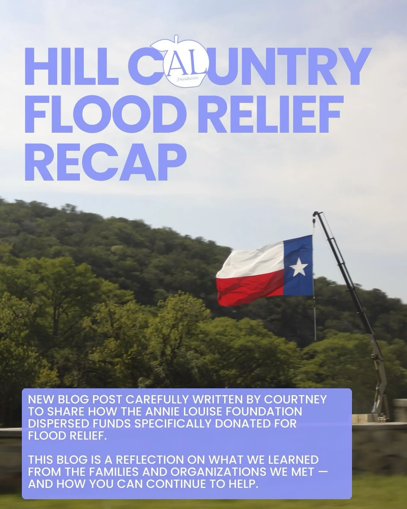 Blog outlining our time in the Hill Country and how we used donated funds is in bio and linked in stories as well!
Thank you, thank you for those who gave and those who will continue to support this effort