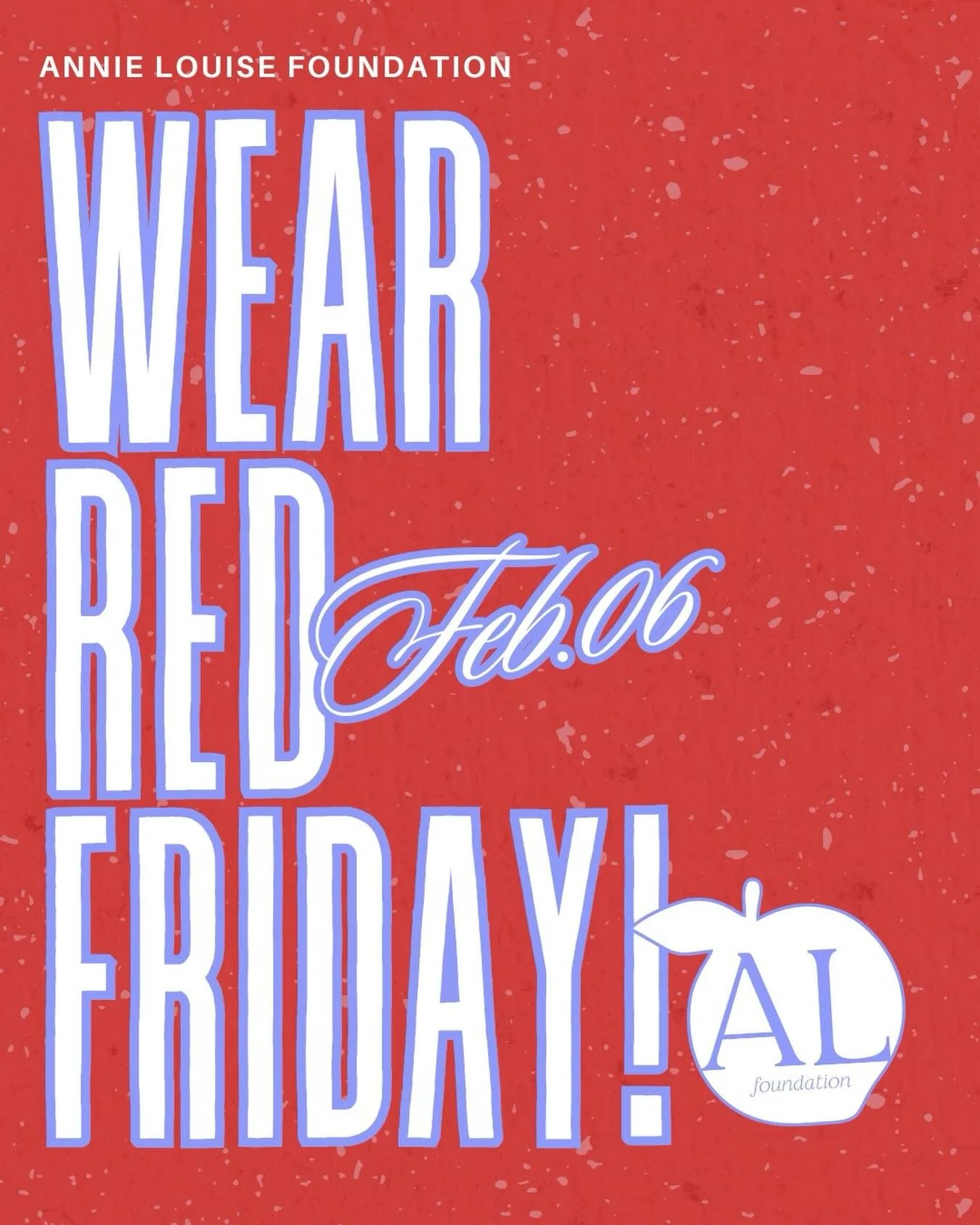 Lay out your red tonight and wear your red tomorrow to support CHD (congenital heart deffect) awareness!!