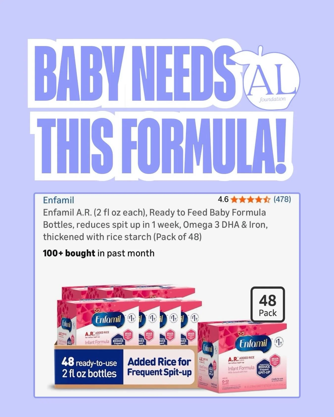 Looking for some outside help!

A new family in rural Missouri has reached out and needs our help. Do you have any connections with Enfamil?

Facts: 

&bull;this is the *only formula baby can keep down right now and is fighting failure to thrive whil