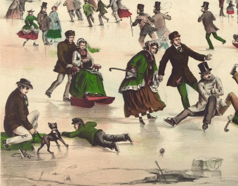 Ice Skating on Jamaica Pond — Jamaica Plain Historical Society