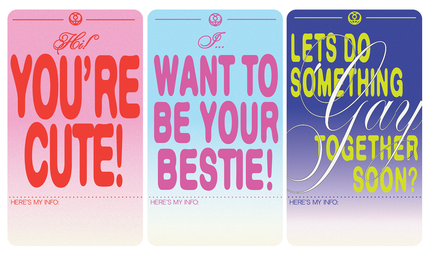 SAPPHIC LA Event Flirt Cards