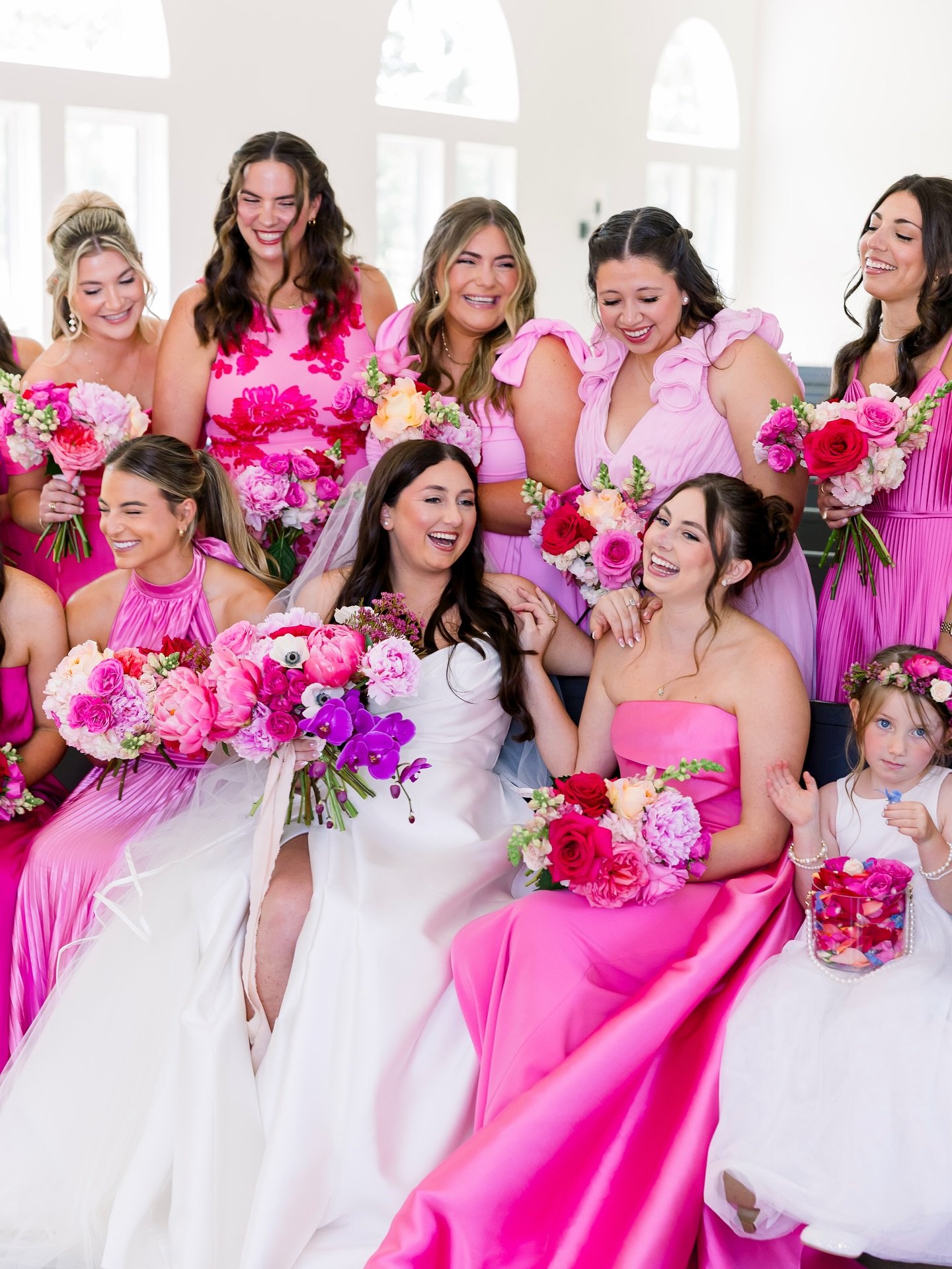 We&rsquo;re just girls💕
&bull;
Photographer: @carolinerookphotography 
Planner: @agraceeventplanning 
Venue: @margothillvenue 
Hair and Makeup: @jessforester.mua 
Videographer: @npdigitalco 
Florist: @zuzuspetalstx 
Ceremony music: @dallas_asian_str