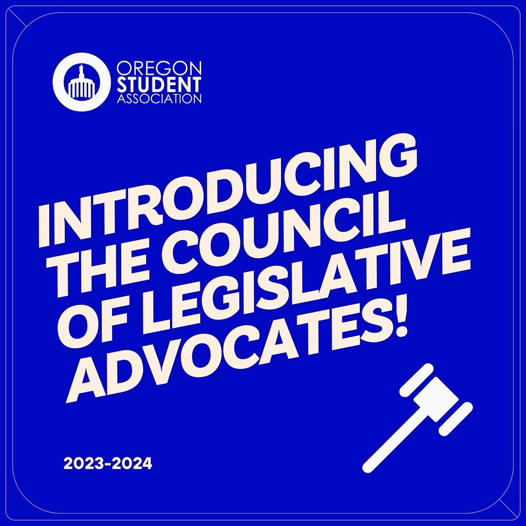 We are so excited to introduce you to the inaugural class of OSA&rsquo;s Council of Legislative Advocates (COLA) for the 2023-24 academic year! 🏛️

The Council of Legislative Advocates is a statewide council of community college and university stude