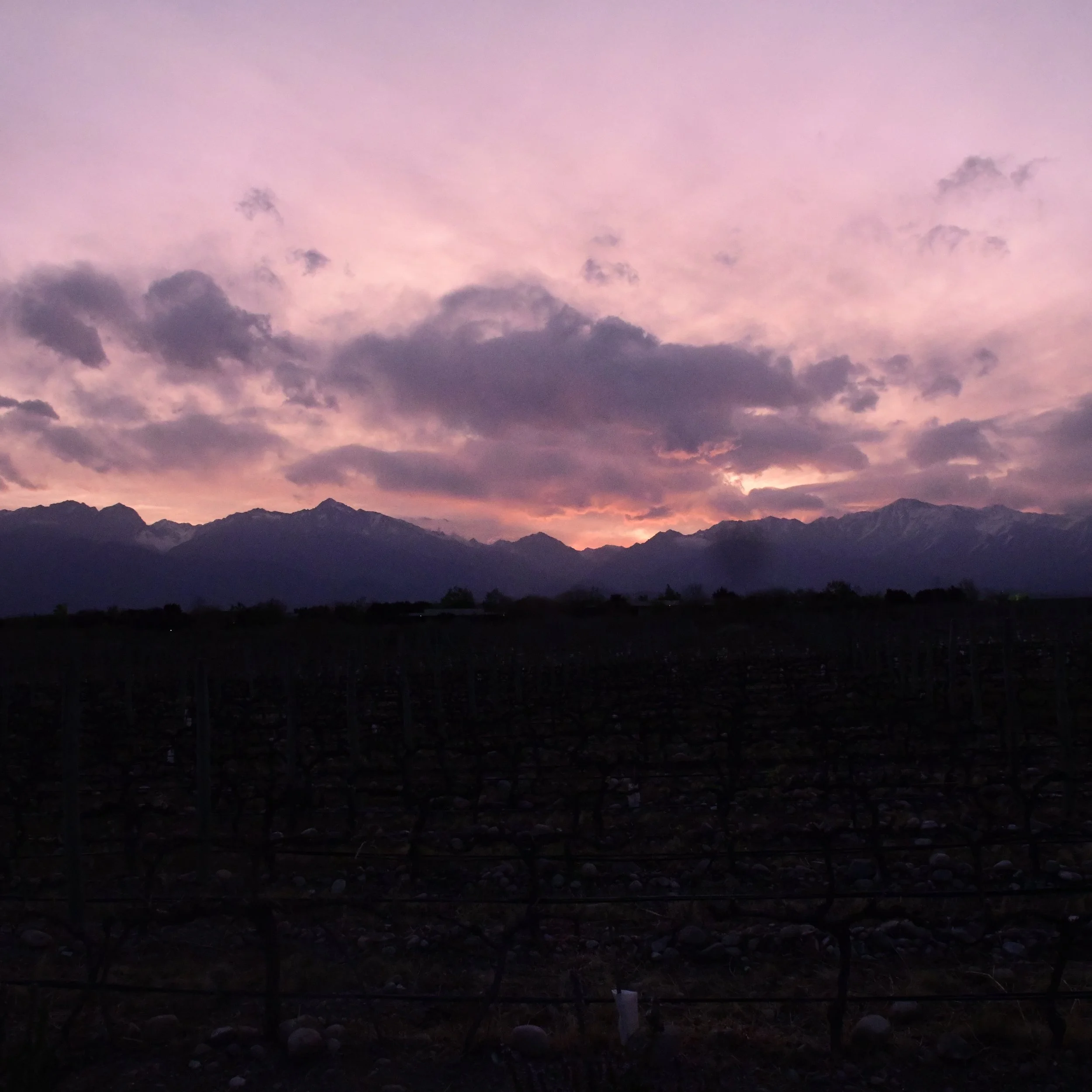 Finca La Ramada, sunset from the patio