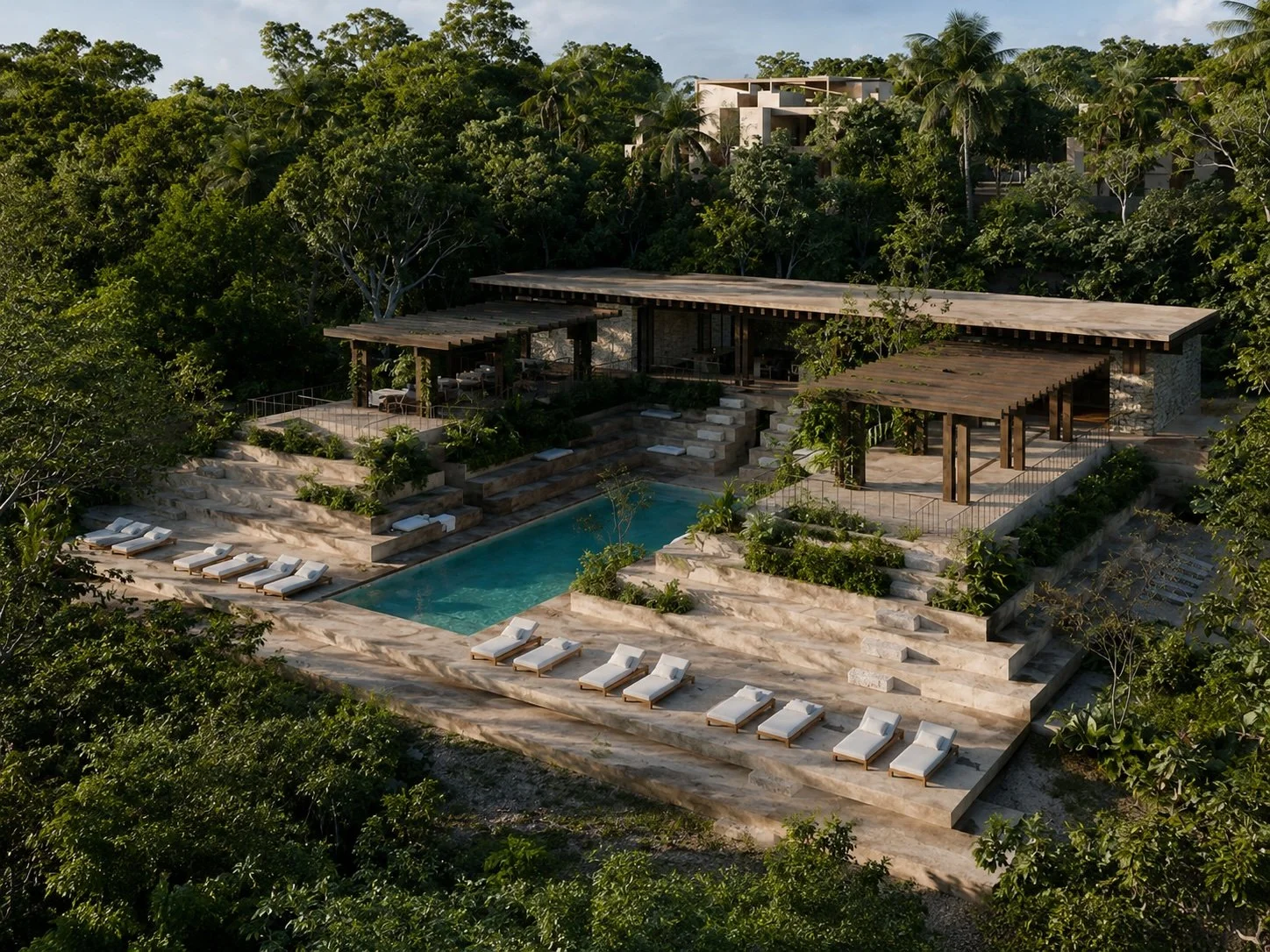 Luxury living in jungle viewBacalar development close to Lagoon