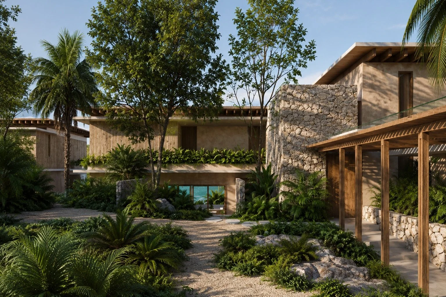 Spacious waterfront villa in Bacalar