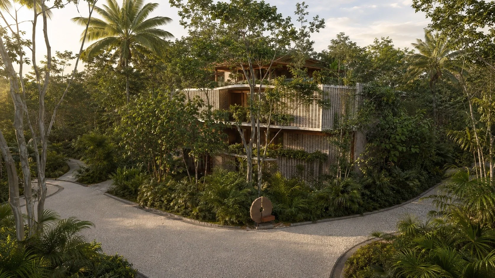 Condo development in the Bacalar jungle