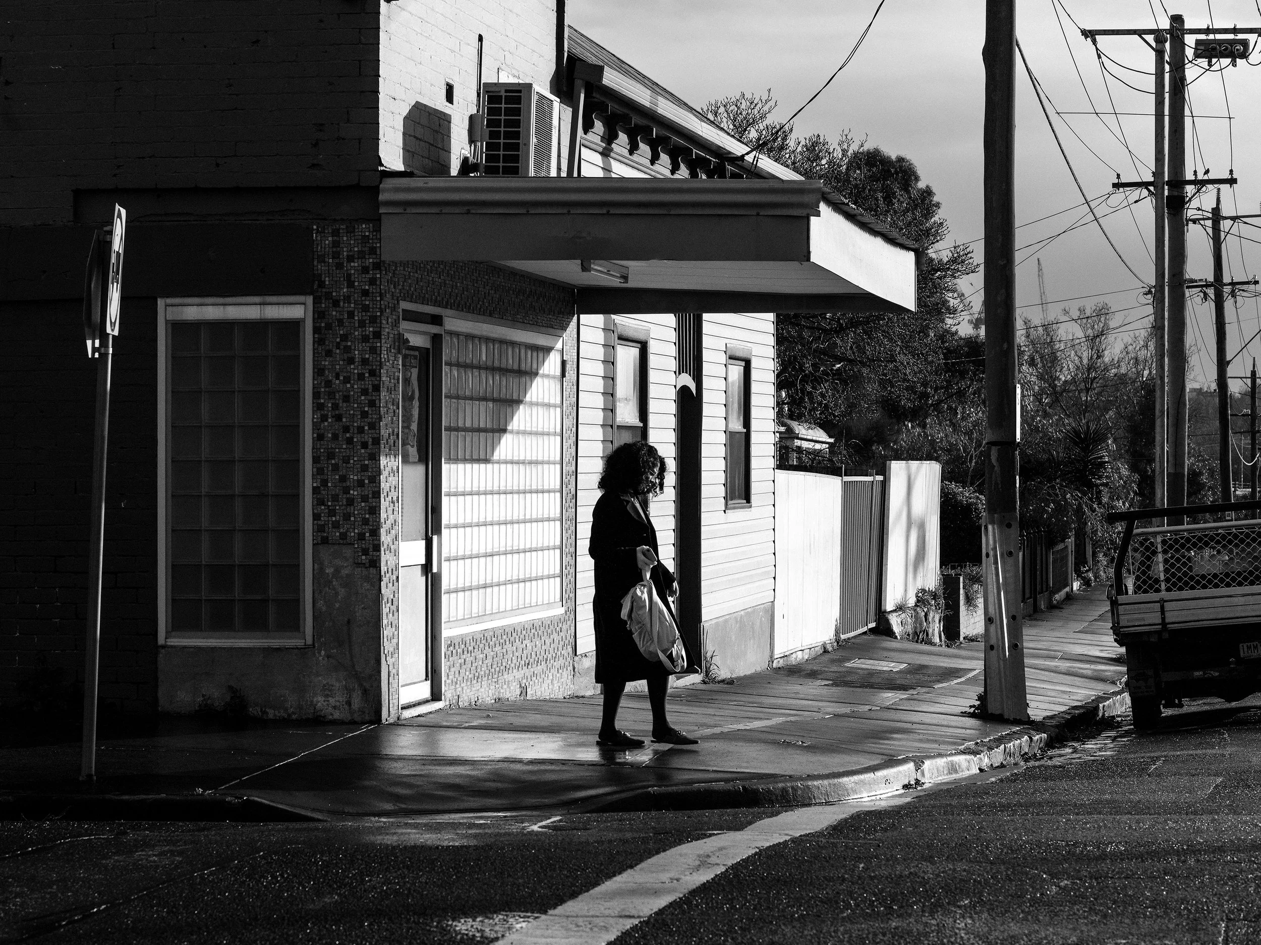 Walking to work, Footscray