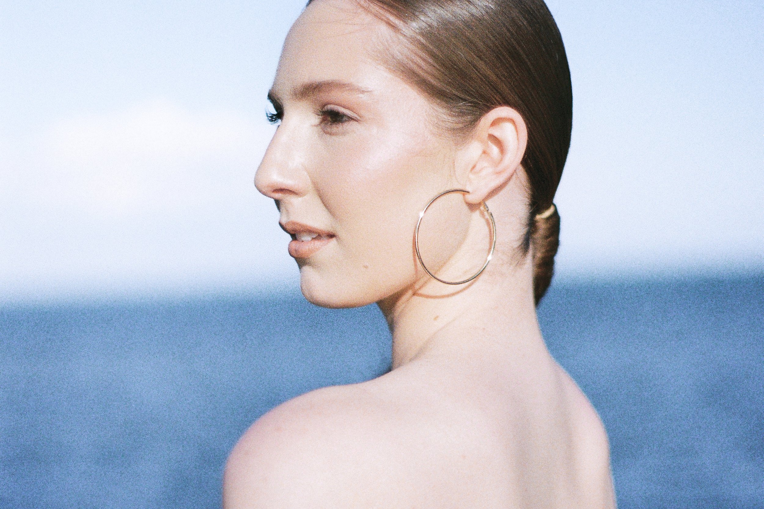 Model Nicola Paige, shot at Altona Beach on the Minolta Dynax 7, using Kodak Gold 200 film.